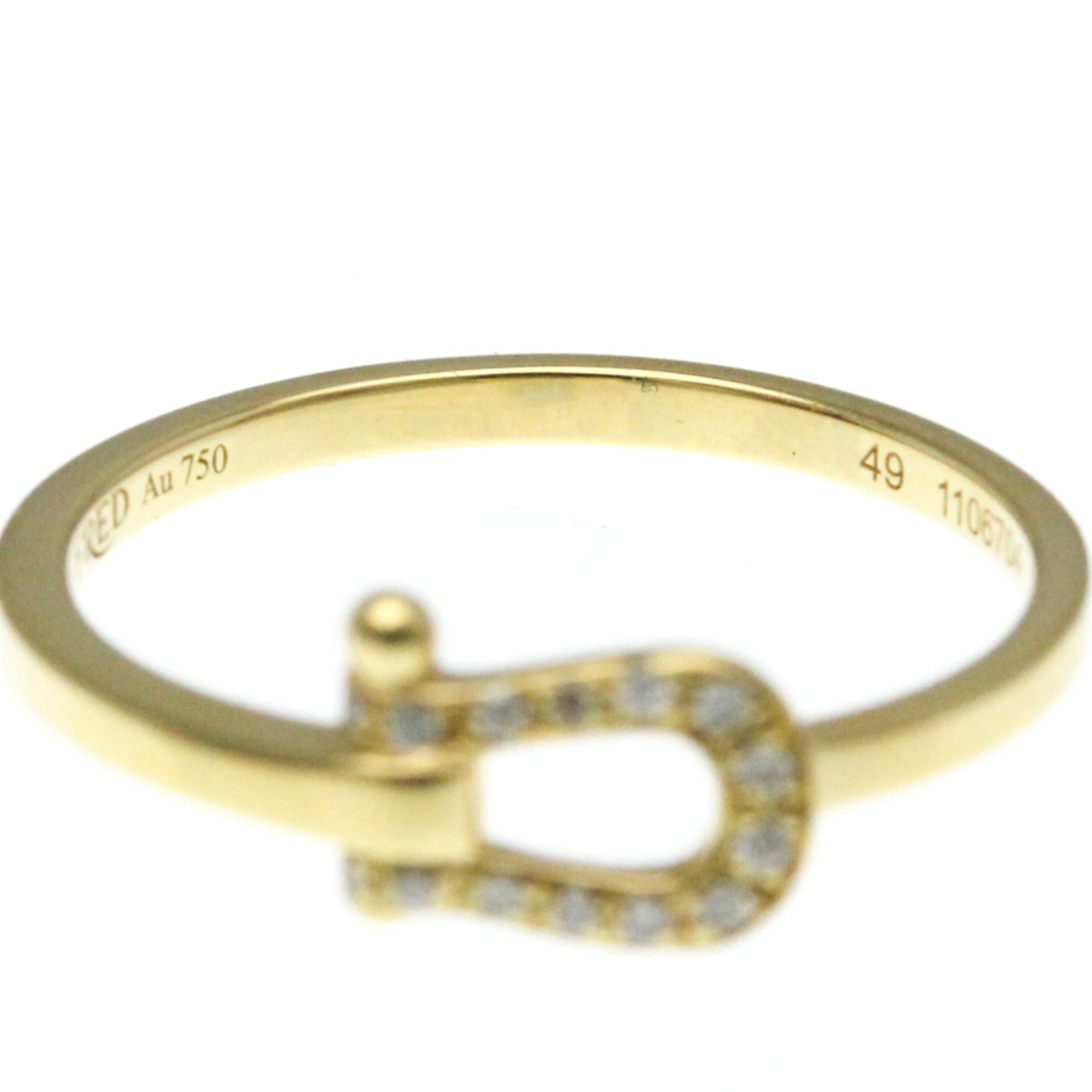 FRED Fred Force 10 Mini Diamond Ring Yellow Gold (18K) Fashion Diamond Band Ring Gold Size ONE SIZE - 3 Thumbnail