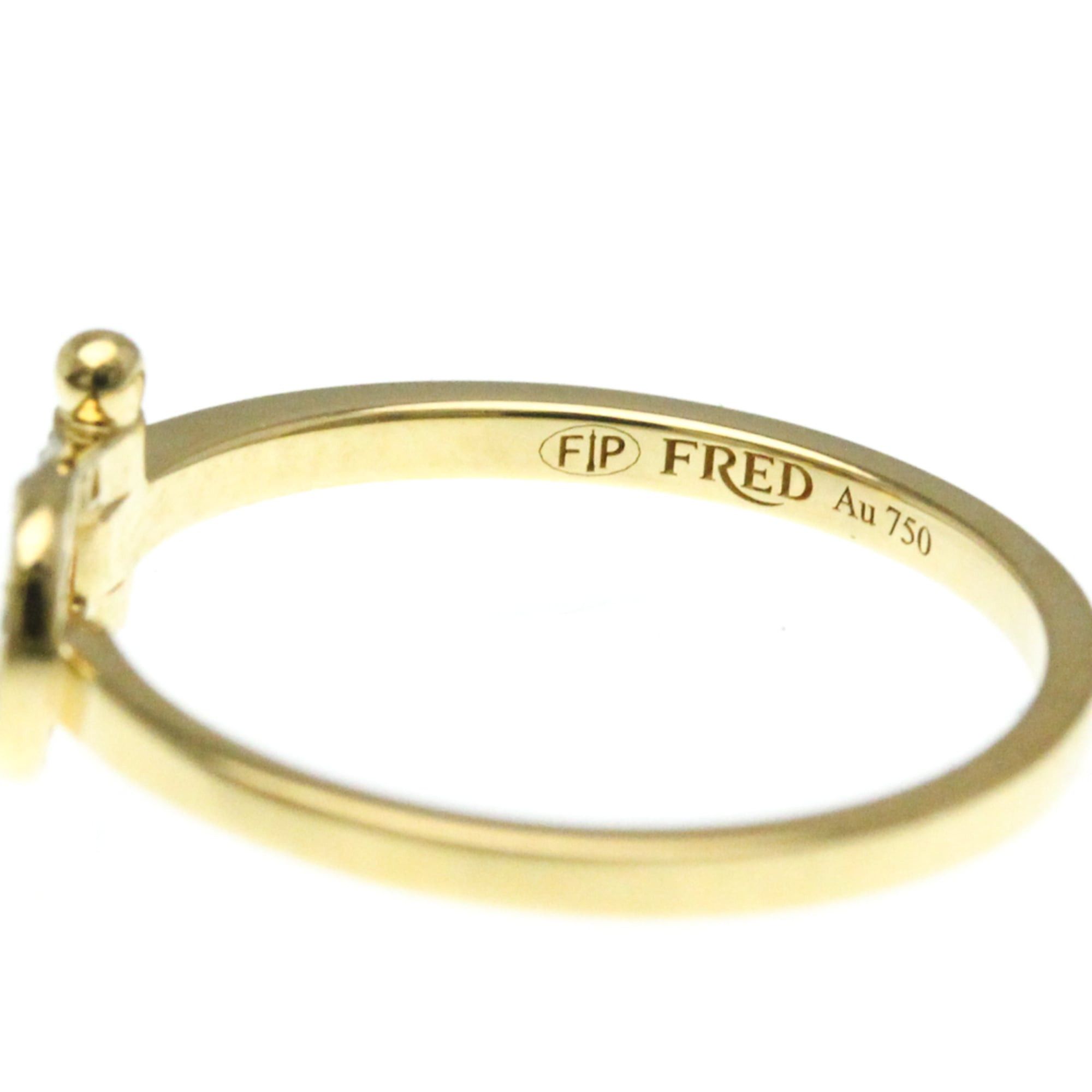 FRED Fred Force 10 Mini Diamond Ring Yellow Gold (18K) Fashion Diamond Band Ring Gold Size ONE SIZE - 4 Thumbnail