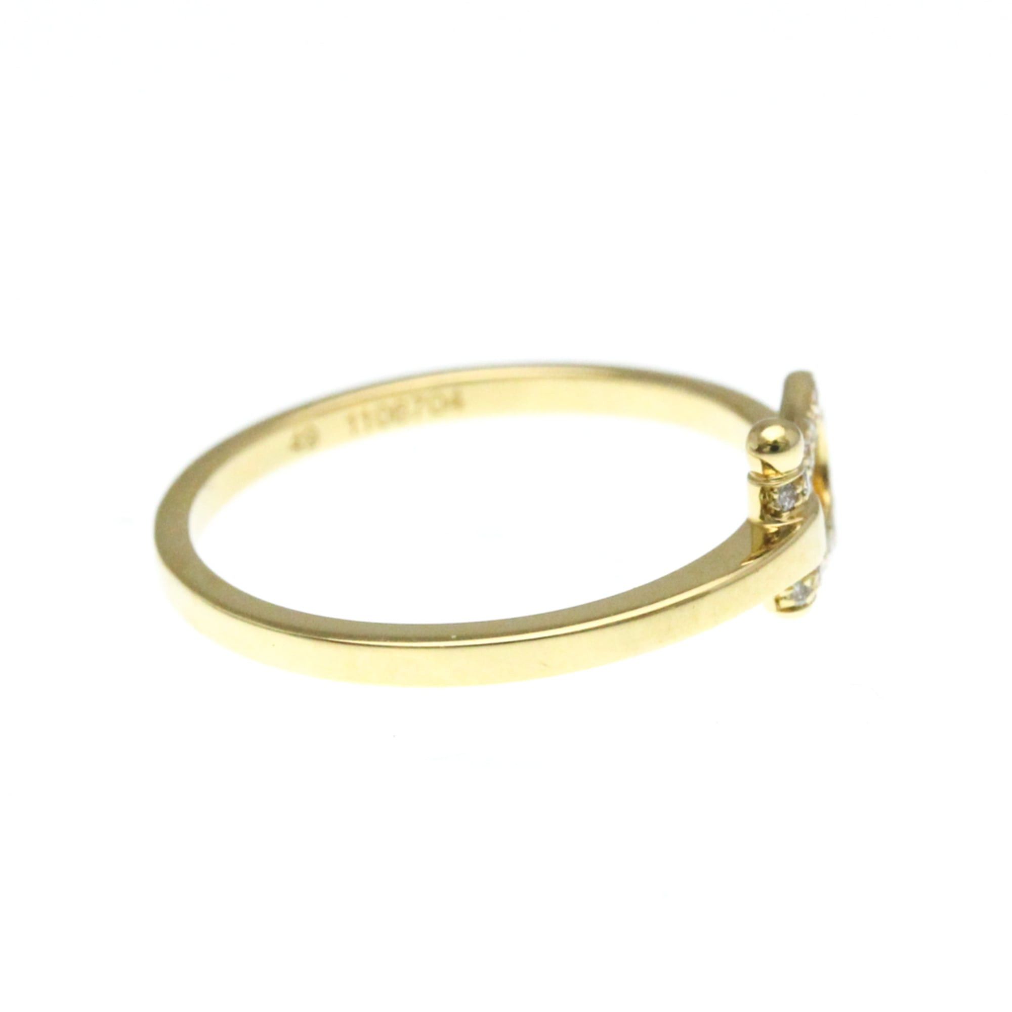 FRED Fred Force 10 Mini Diamond Ring Yellow Gold (18K) Fashion Diamond Band Ring Gold Size ONE SIZE - 2 Thumbnail