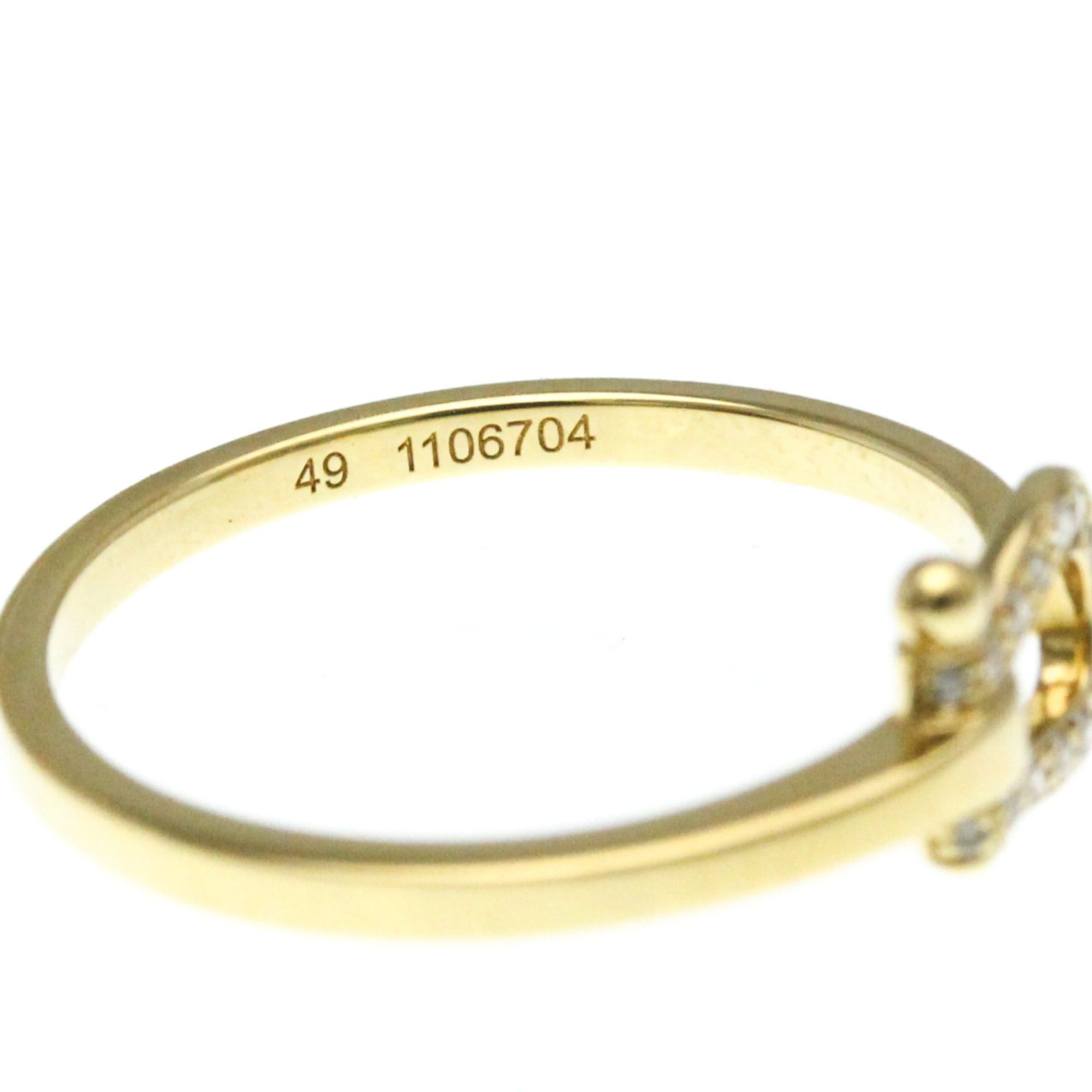 FRED Fred Force 10 Mini Diamond Ring Yellow Gold (18K) Fashion Diamond Band Ring Gold Size ONE SIZE - 6 Thumbnail