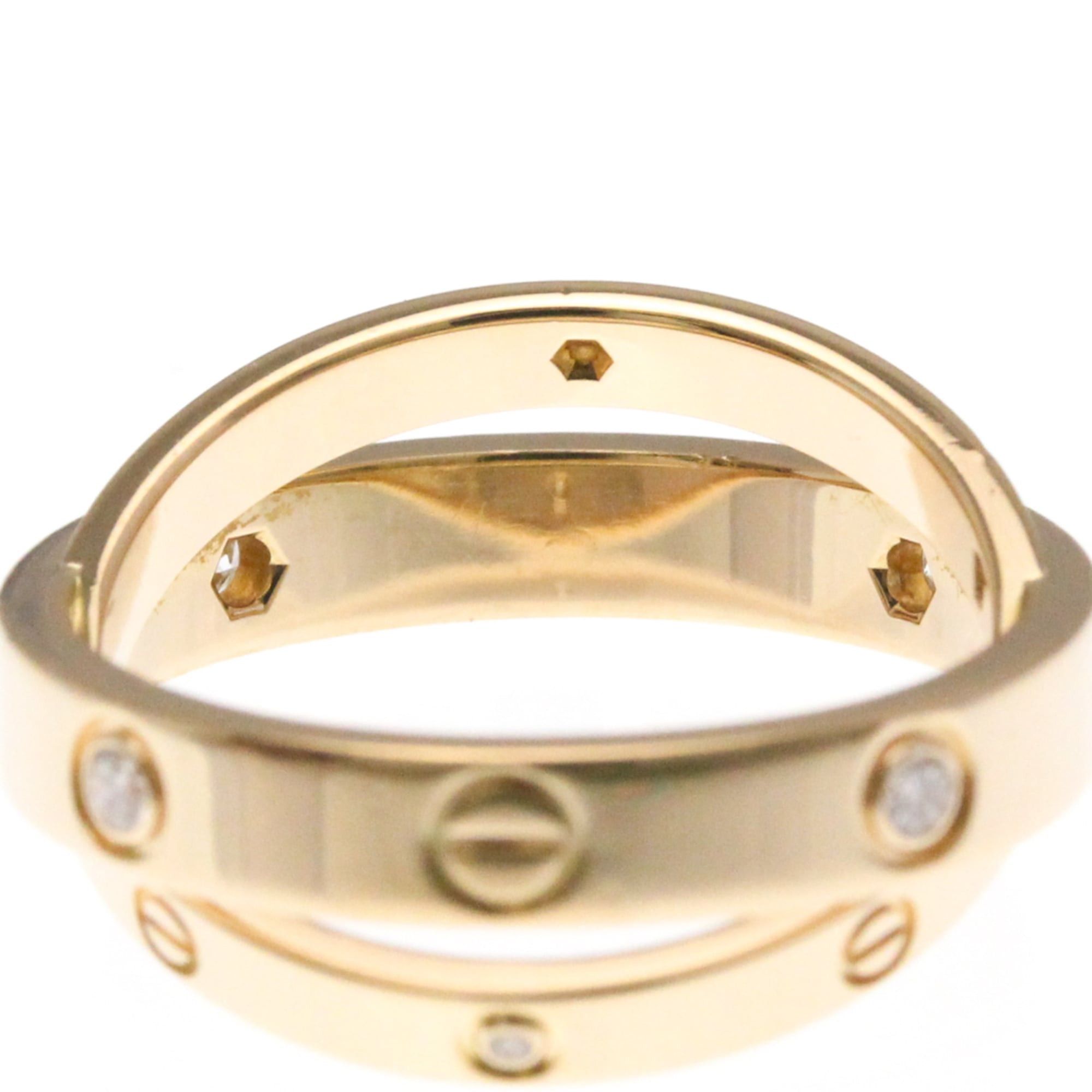 Cartier Cartier Be Love Diamond Ring Pink Gold (18K),White Gold (18K) Fashion Diamond Band Ring Silver,Pink Gold Size ONE SIZE - 5 Thumbnail