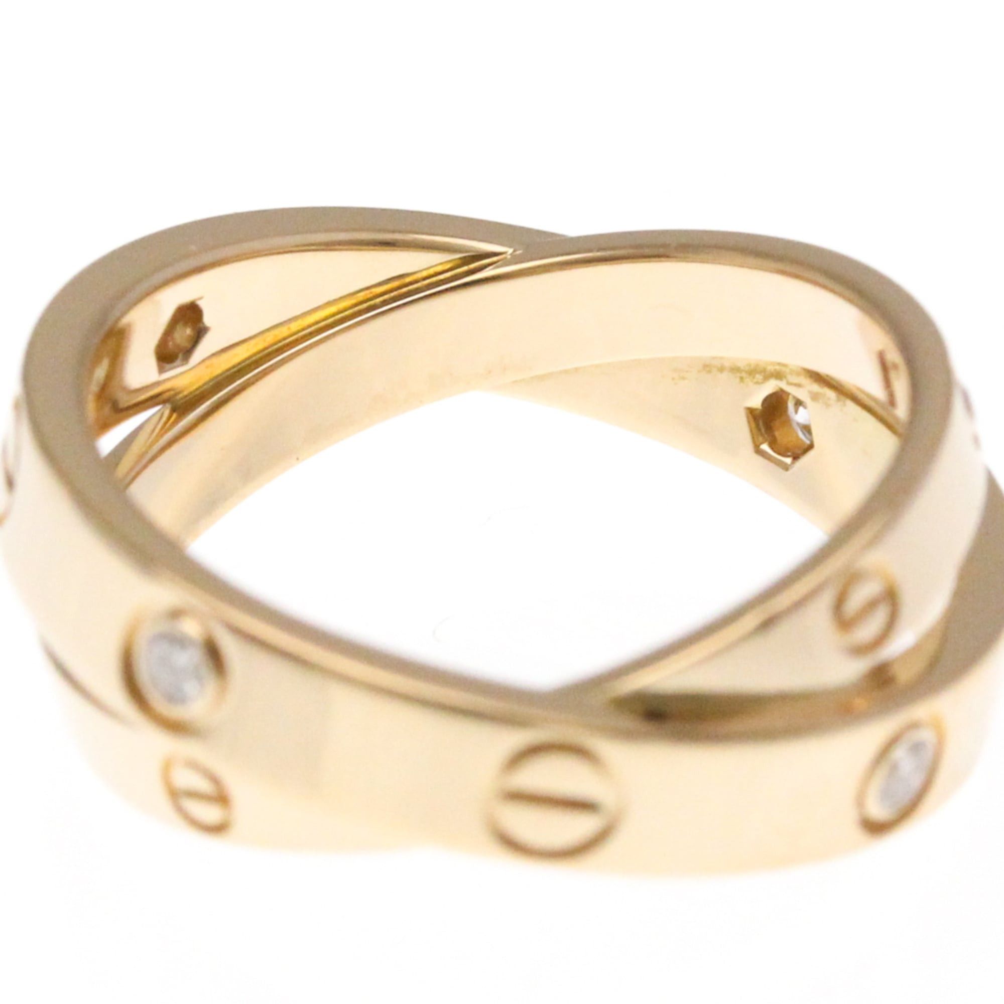Cartier Cartier Be Love Diamond Ring Pink Gold (18K),White Gold (18K) Fashion Diamond Band Ring Silver,Pink Gold Size ONE SIZE - 6 Thumbnail