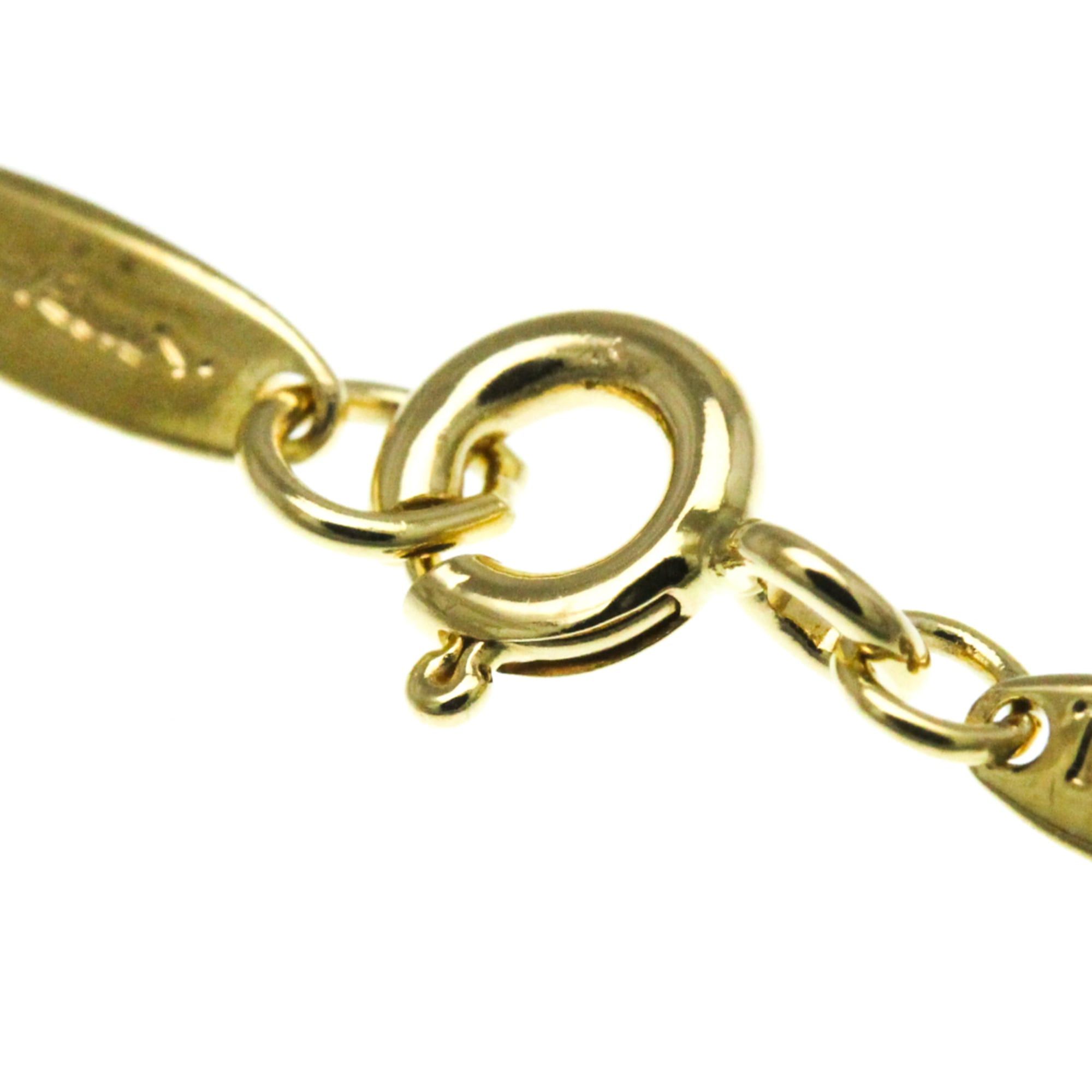 Tiffany Teardrop Necklace Yellow Gold (18K) No Stone Men,Women Fashion Pendant Necklace (Gold)