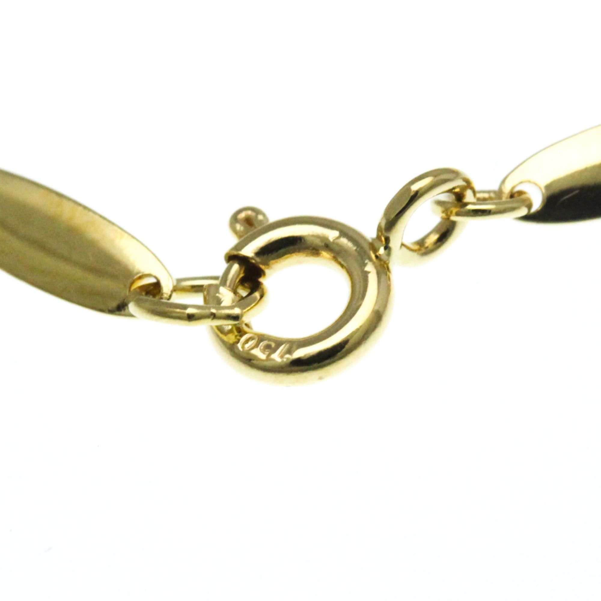 Tiffany Teardrop Necklace Yellow Gold (18K) No Stone Men,Women Fashion Pendant Necklace (Gold)
