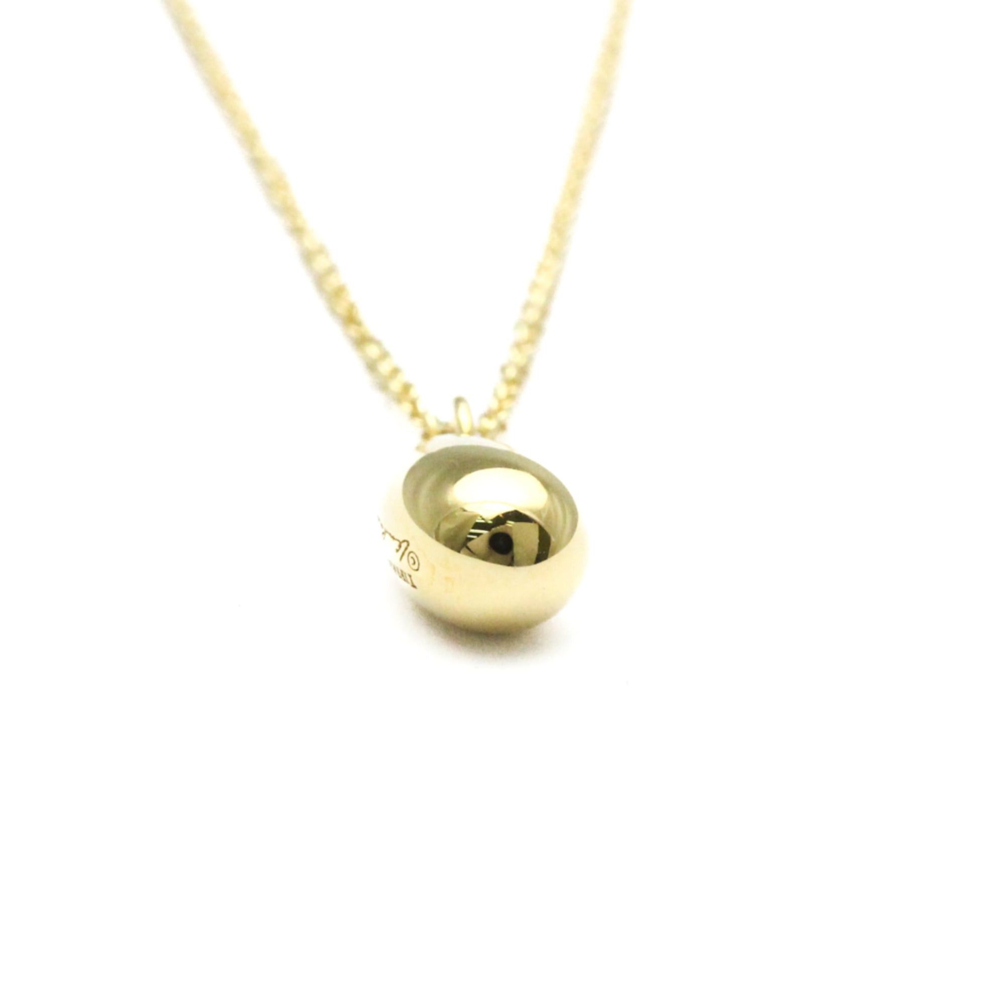 Tiffany Teardrop Necklace Yellow Gold (18K) No Stone Men,Women Fashion Pendant Necklace (Gold)
