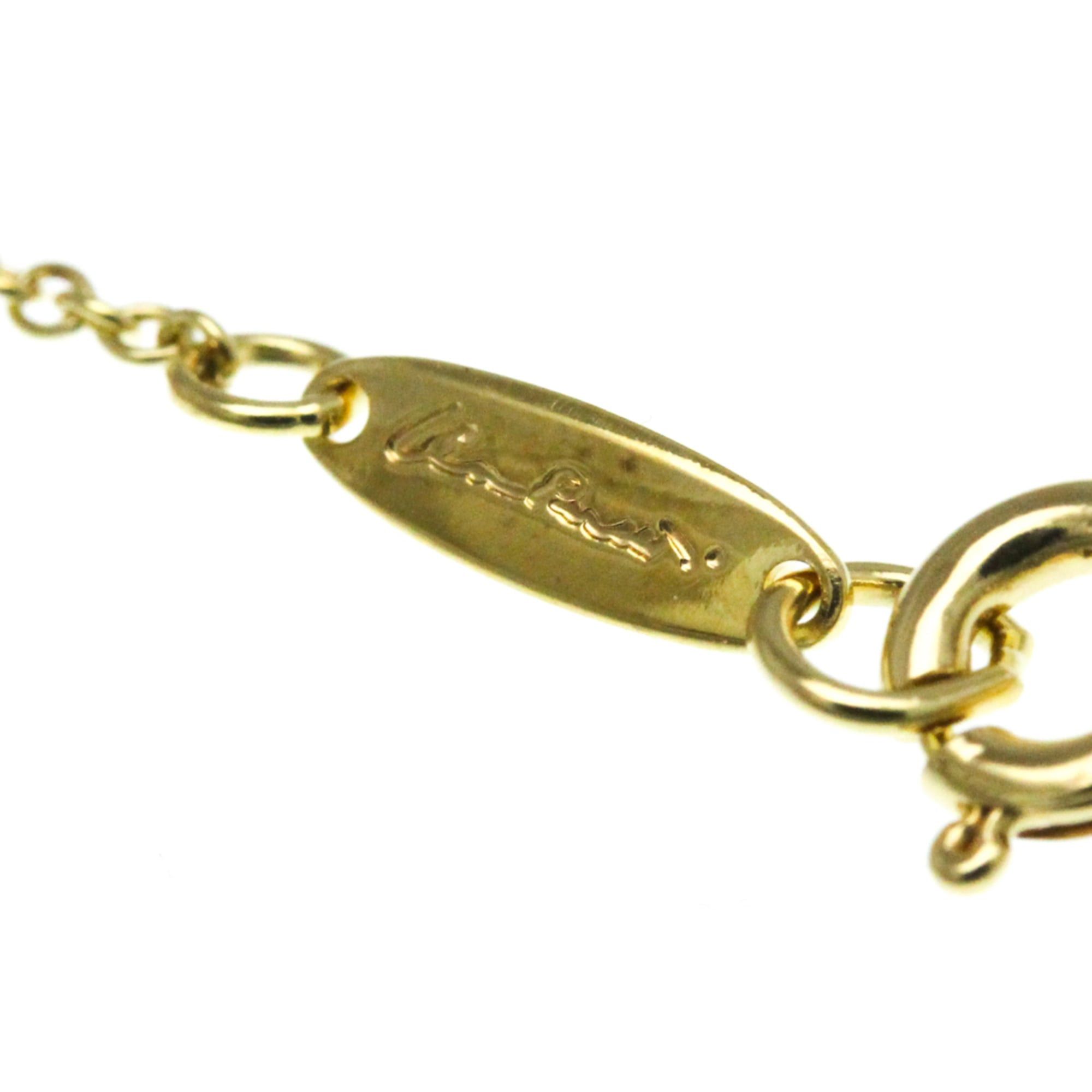 Tiffany Teardrop Necklace Yellow Gold (18K) No Stone Men,Women Fashion Pendant Necklace (Gold)