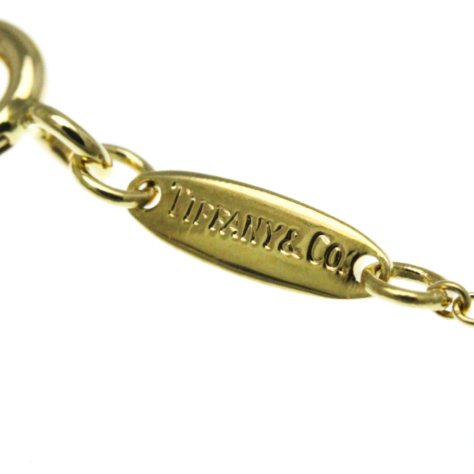 Tiffany Teardrop Necklace Yellow Gold (18K) No Stone Men,Women Fashion Pendant Necklace (Gold)