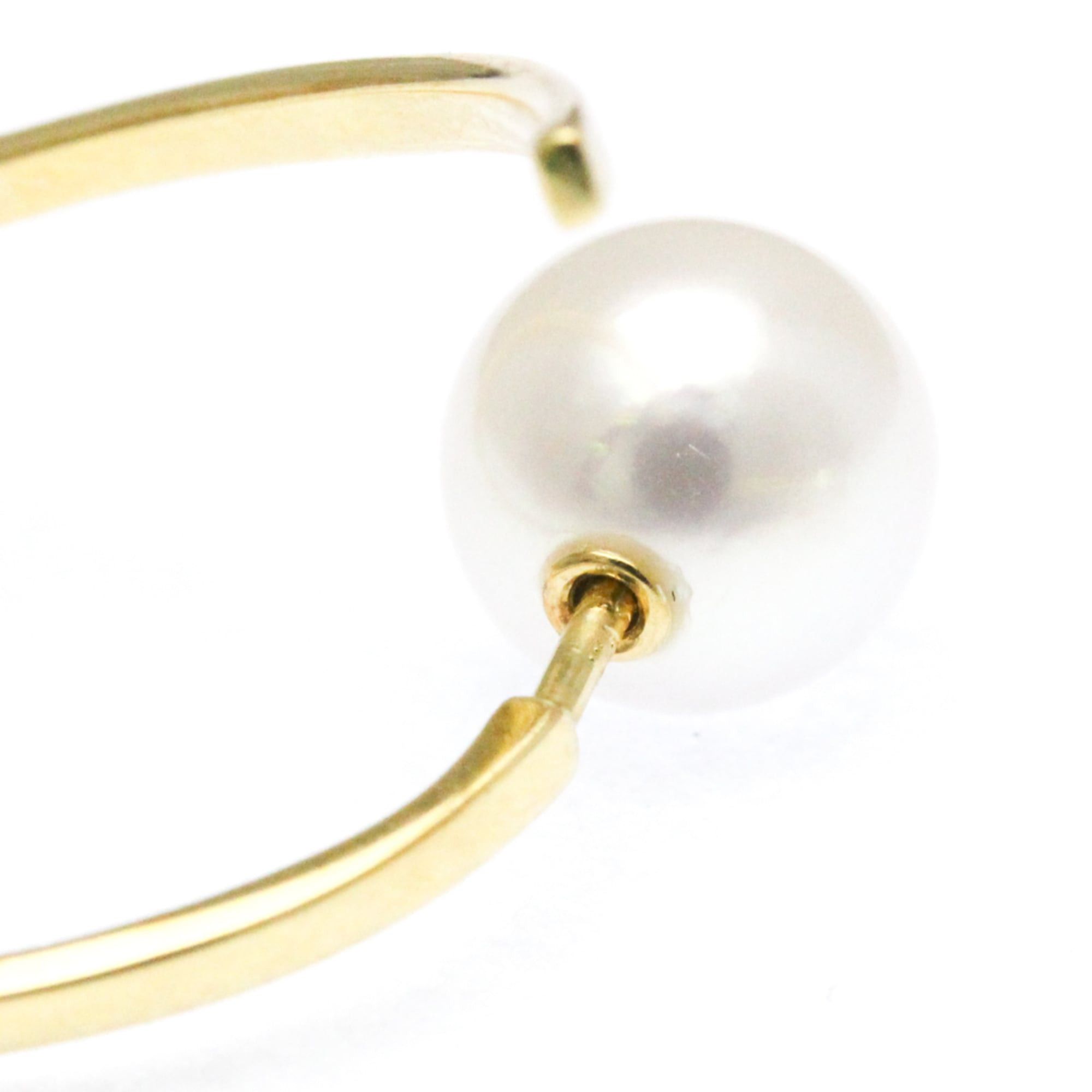 Other Tasaki A Fine Balance Pearl Earrings Pearl Yellow Gold (18K) Hoop Earrings Gold Size ONE SIZE - 10 Thumbnail