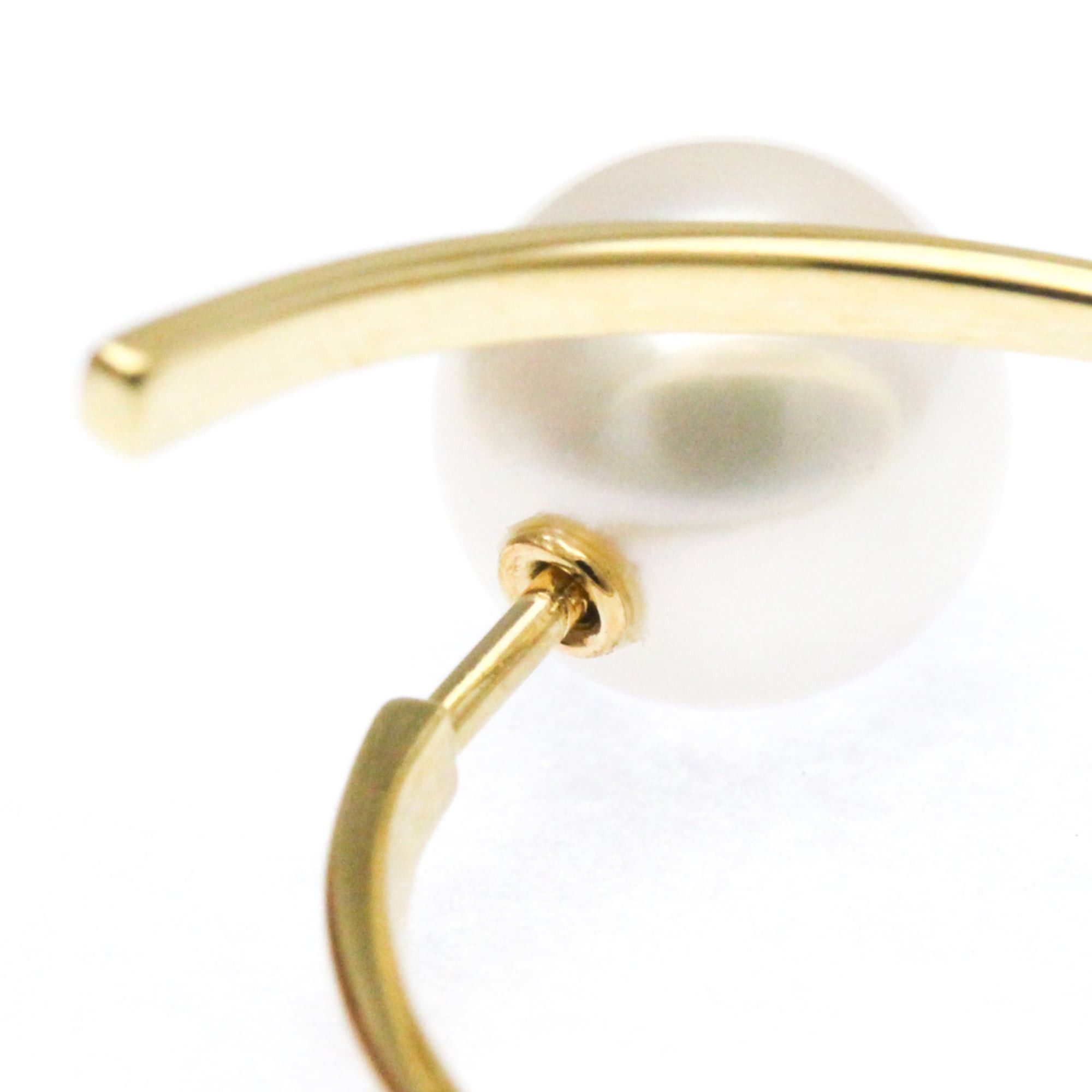 Other Tasaki A Fine Balance Pearl Earrings Pearl Yellow Gold (18K) Hoop Earrings Gold Size ONE SIZE - 9 Thumbnail