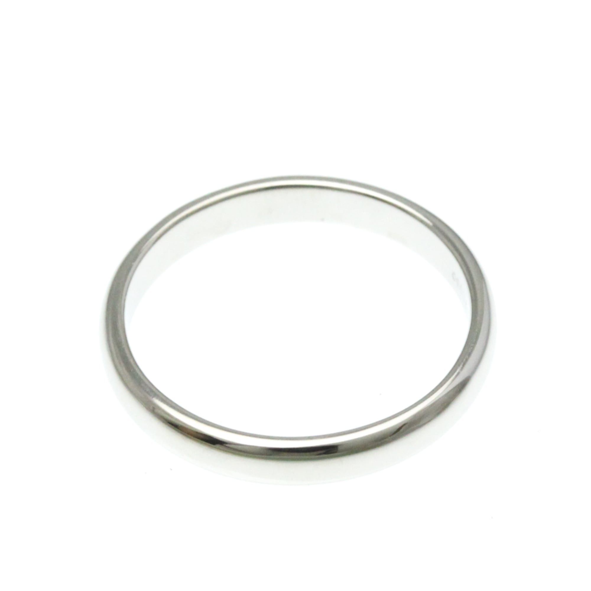 Tiffany & Co. Tiffany Wedding Ring Platinum Fashion No Stone Band Ring Silver Size ONE SIZE - 6 Thumbnail