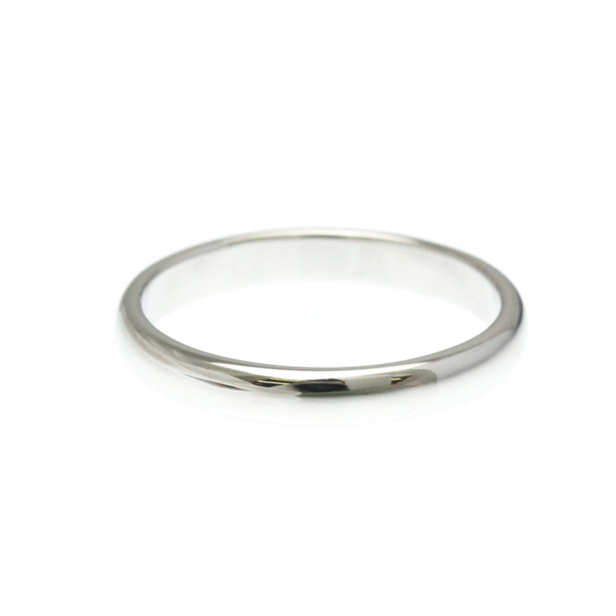 Tiffany & Co. Tiffany Wedding Ring Platinum Fashion No Stone Band Ring Silver Size ONE SIZE - 9 Thumbnail