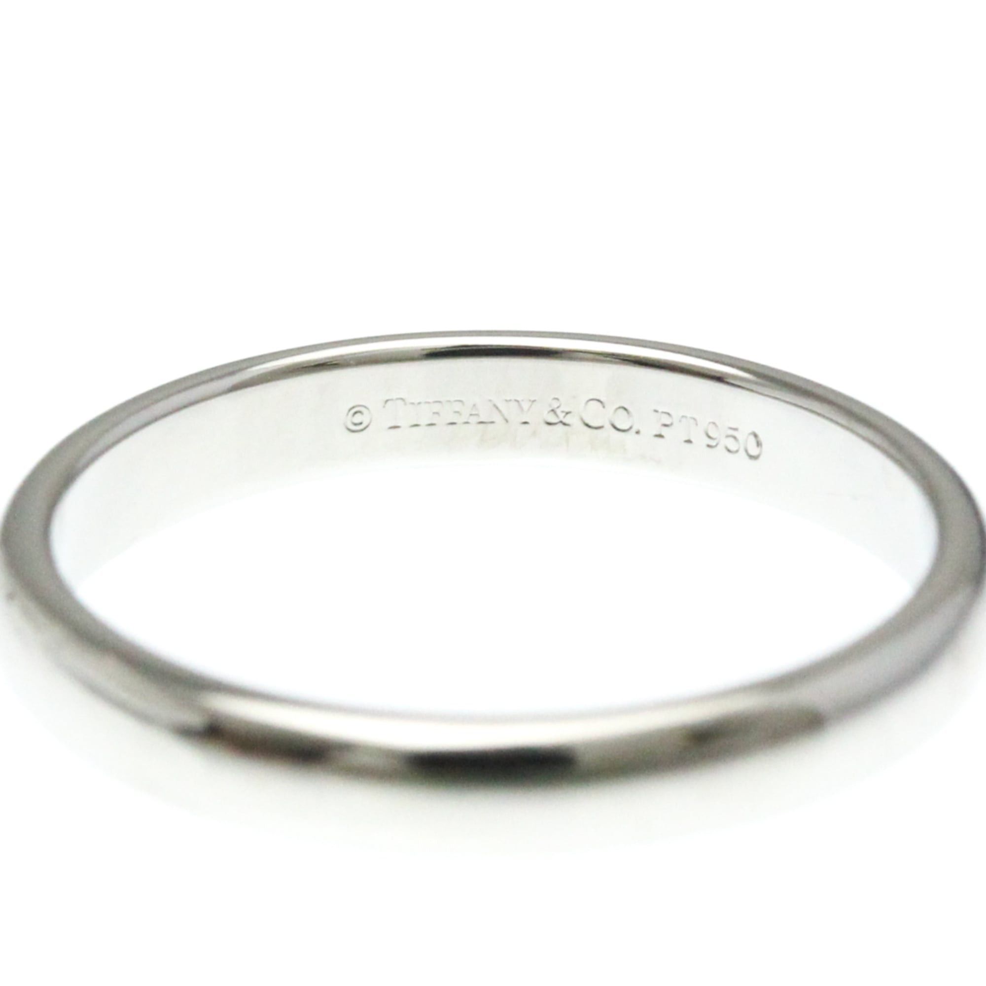 Tiffany & Co. Tiffany Wedding Ring Platinum Fashion No Stone Band Ring Silver Size ONE SIZE - 2 Thumbnail