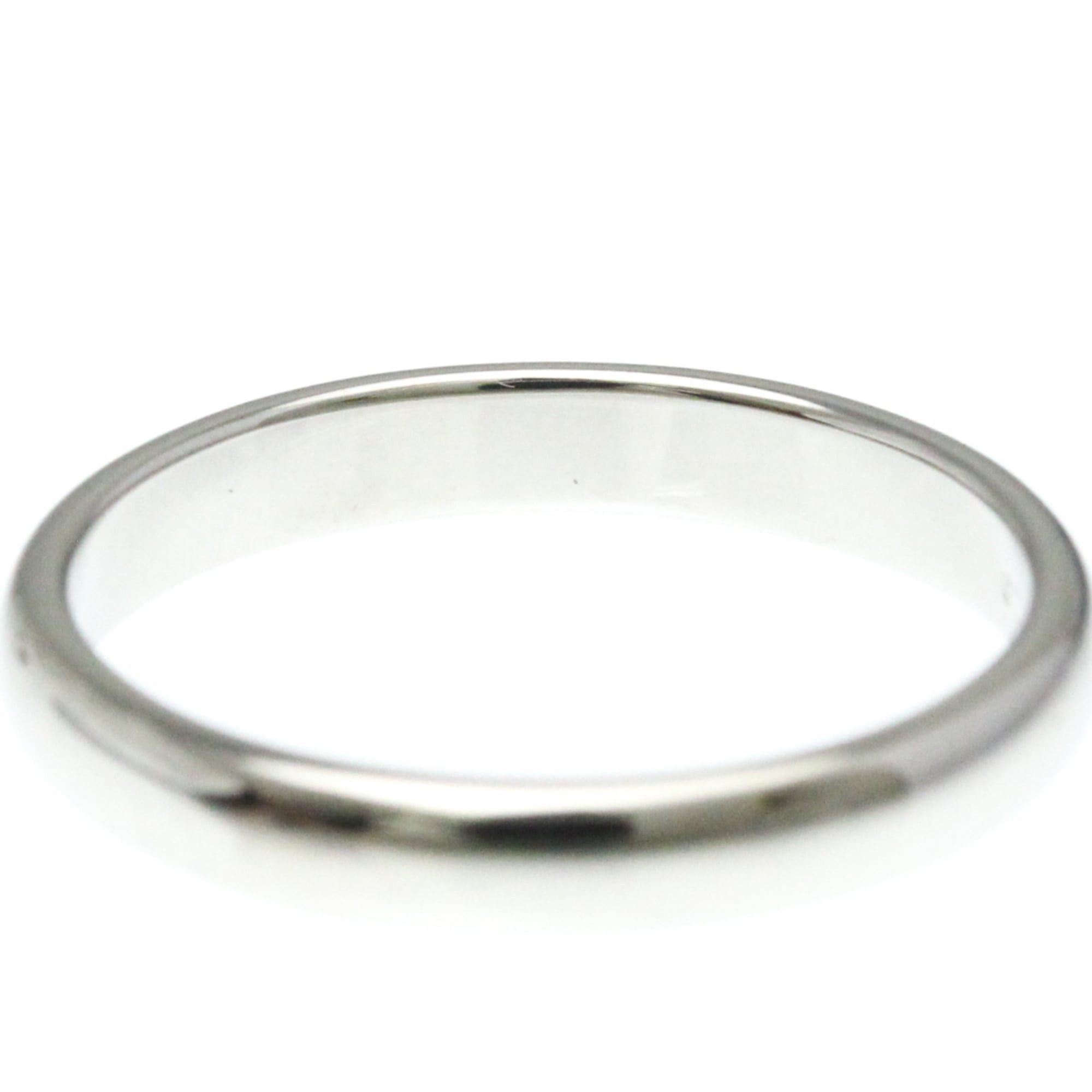 Tiffany & Co. Tiffany Wedding Ring Platinum Fashion No Stone Band Ring Silver Size ONE SIZE - 3 Thumbnail