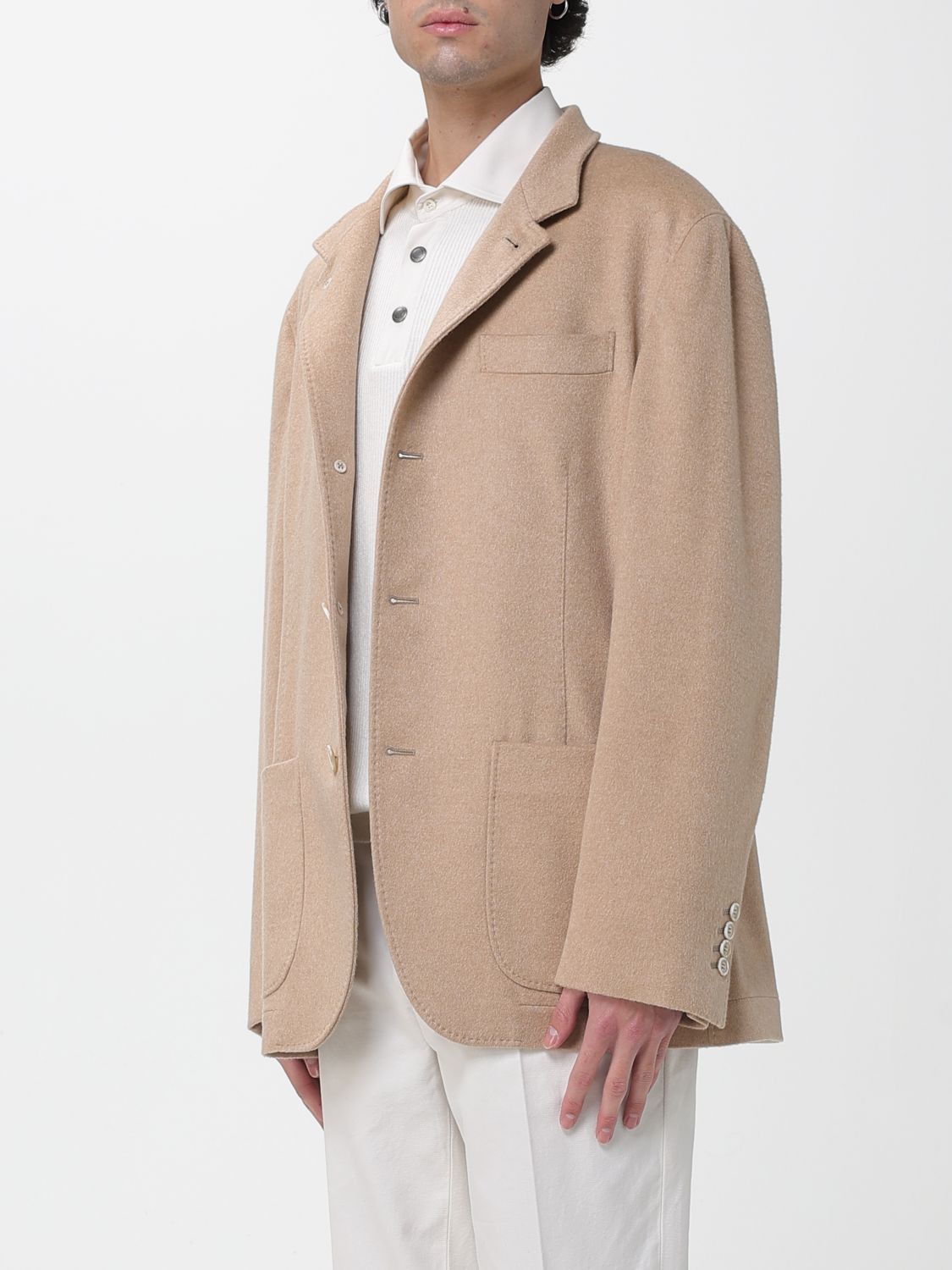 Brunello Cucinelli Brunello Cucinelli Jacket Men Beige Size US L / EU 52-54 / 3 - 4 Thumbnail
