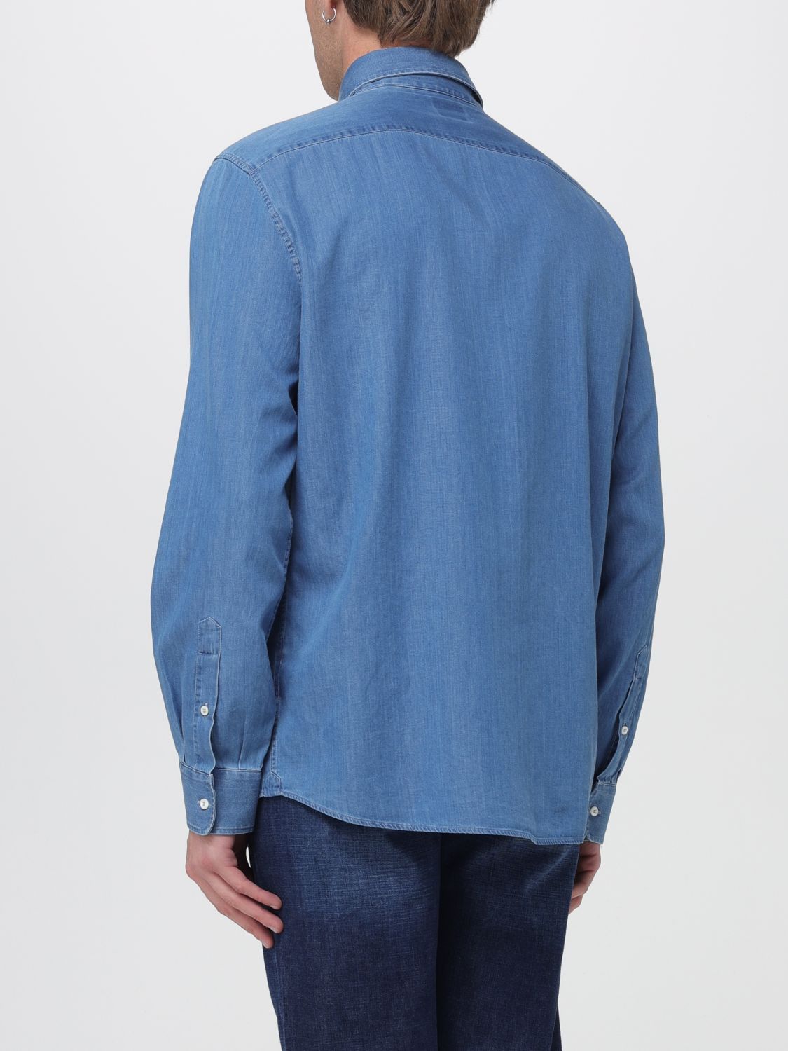 Brunello Cucinelli Brunello Cucinelli Shirt Men Stone Bleached Size US XL / EU 56 / 4 - 3 Thumbnail