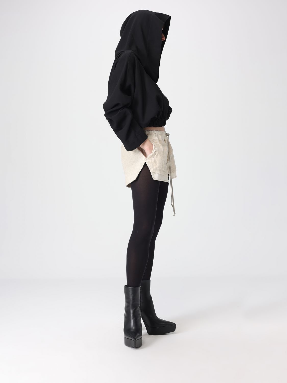 Rick Owens Rick Owens Sweatshirt Woman Black Size M / US 6-8 / IT 42-44 - 2 Thumbnail