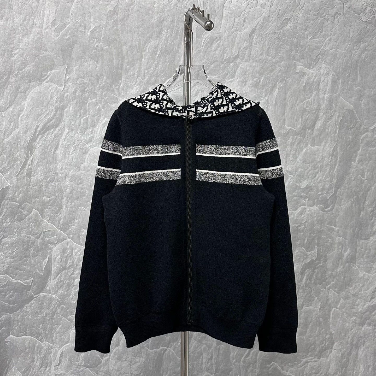 Dior dior double-sided hooded zip cardigan Size M / US 6-8 / IT 42-44 - 4 Thumbnail