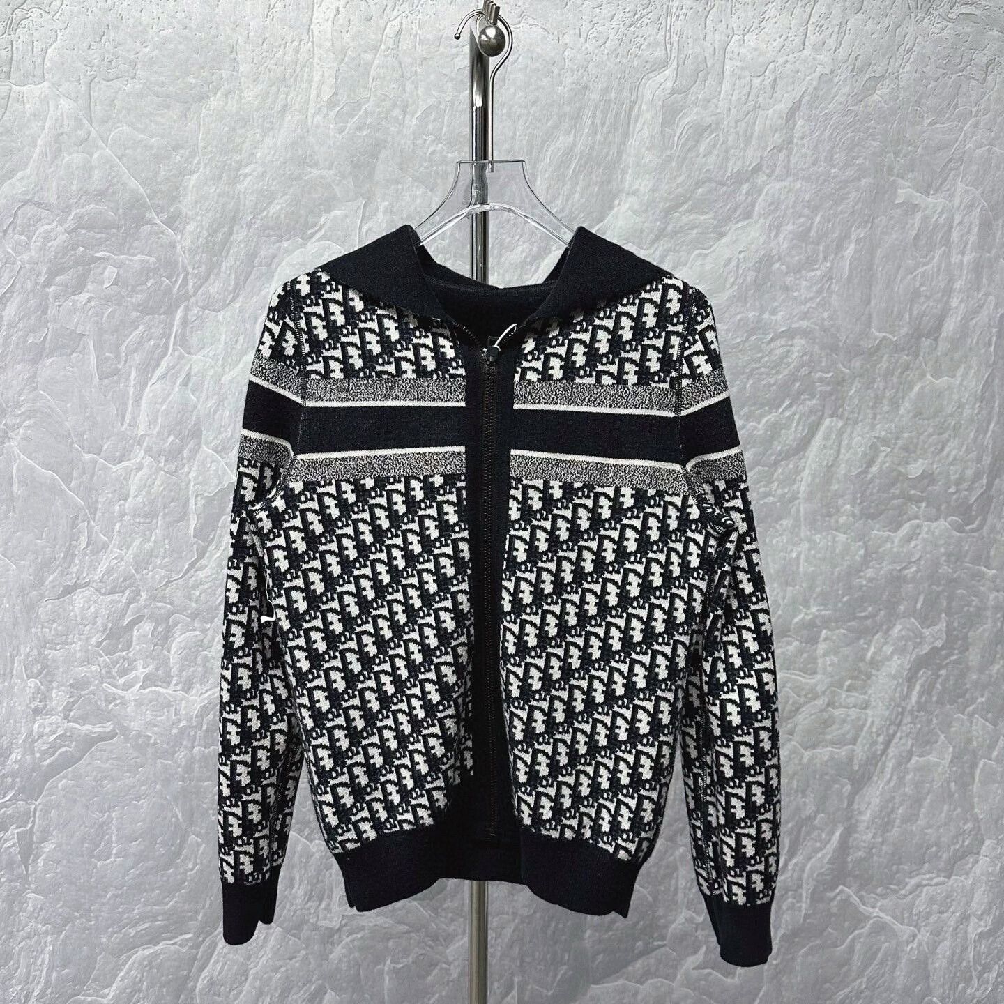 Dior dior double-sided hooded zip cardigan Size M / US 6-8 / IT 42-44 - 2 Thumbnail