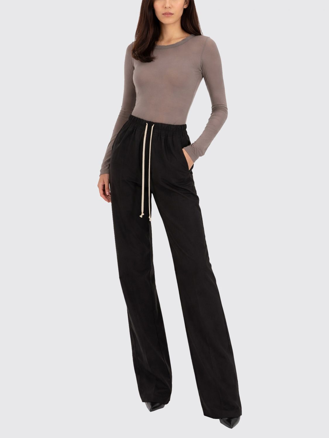 Rick Owens Rick Owens T-Shirt Woman Grey Size S / US 4 / IT 40 - 2 Thumbnail