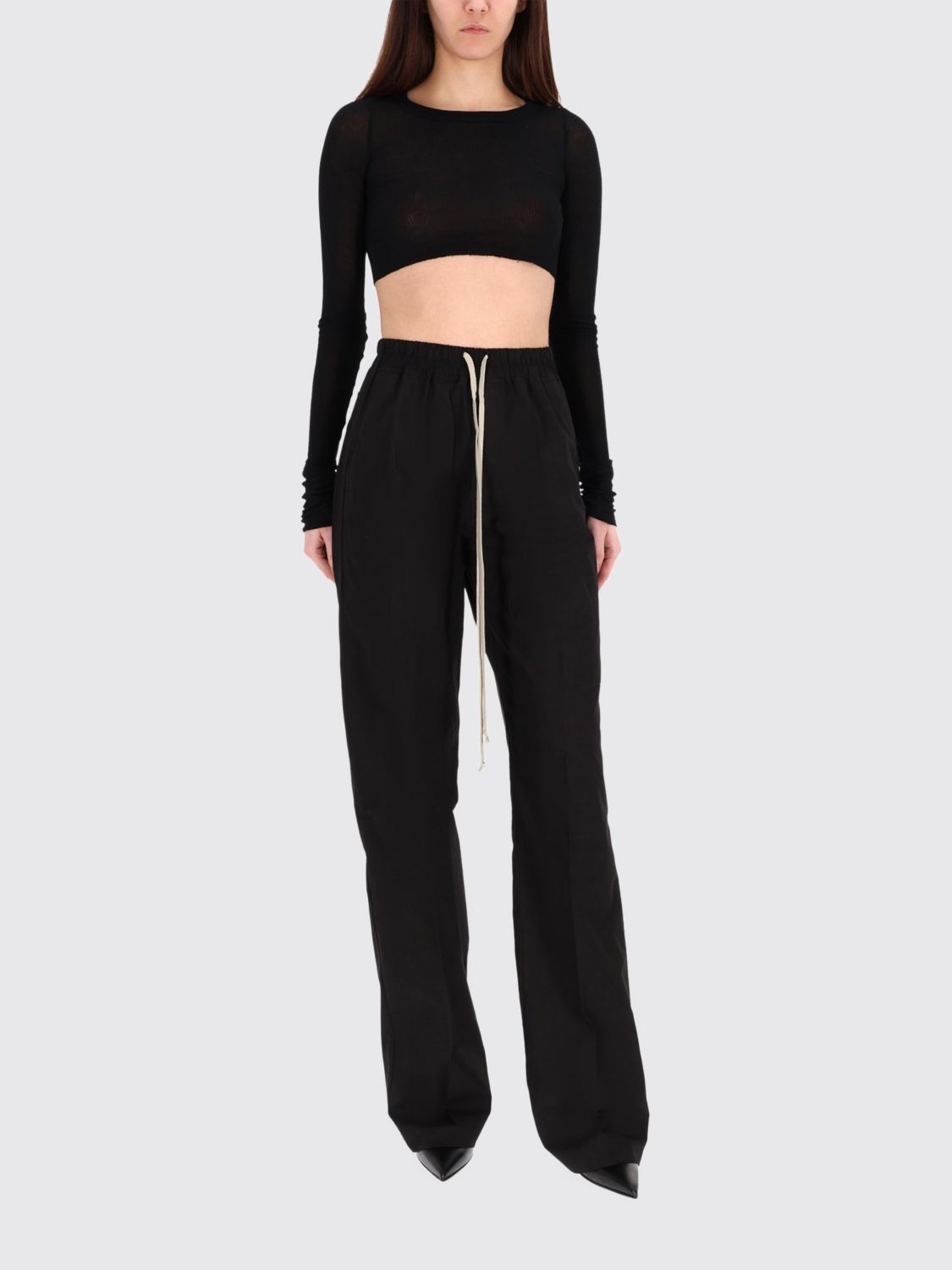 Rick Owens Rick Owens T-Shirt Woman Black Size M / US 6-8 / IT 42-44 - 2 Thumbnail