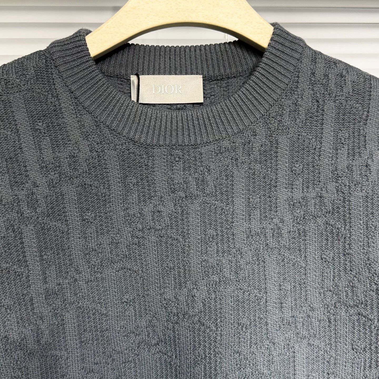 Dior dior knitted sweater with logo oblique print Size US S / EU 44-46 / 1 - 3 Thumbnail