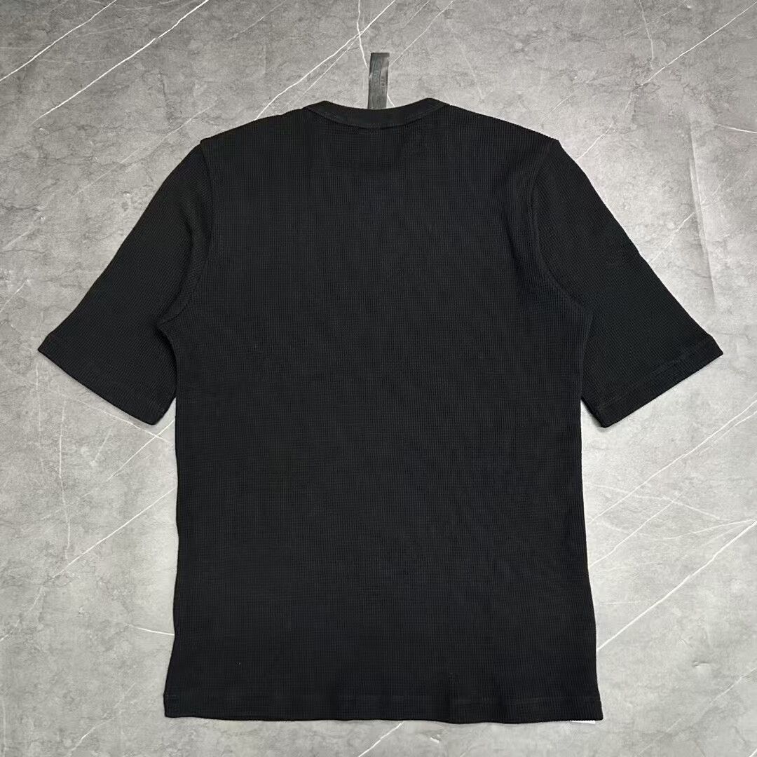Chrome Hearts black waffle knit short sleeve shirt Size US L / EU 52-54 / 3 - 2 Thumbnail