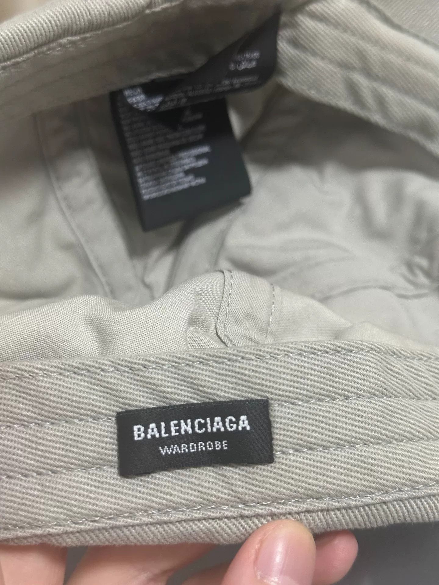 Balenciaga balenciaga embroidered logo baseball cap gray Size ONE SIZE - 5 Thumbnail
