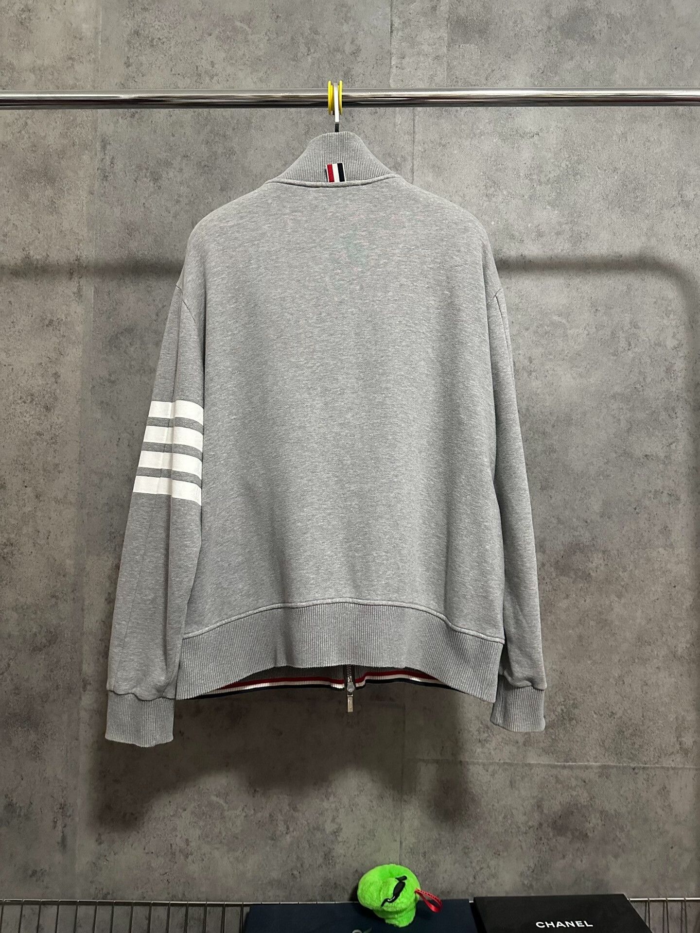 Thom Browne thom browne gray zip jacket coat Size US L / EU 52-54 / 3 - 5 Thumbnail