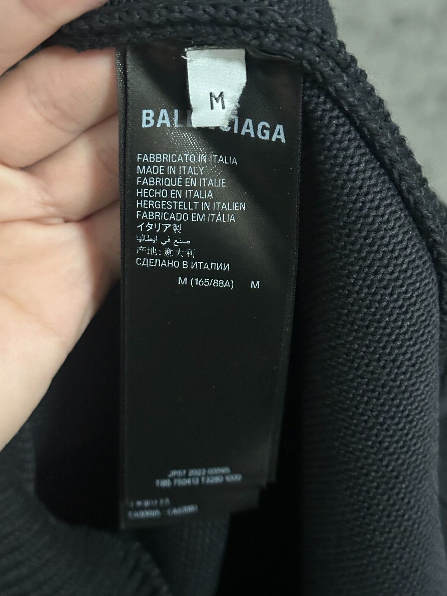 Balenciaga balenciaga black knit sweater with bitcoin print Size US M / EU 48-50 / 2 - 3 Thumbnail
