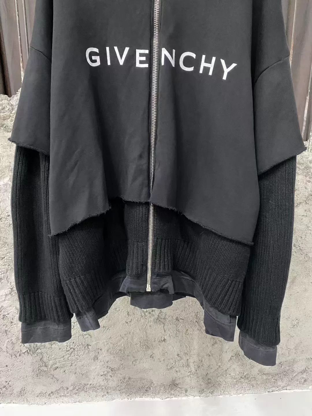 Givenchy givenchy black zip hoodie sweatshirt Size L / US 10 / IT 46 - 4 Thumbnail