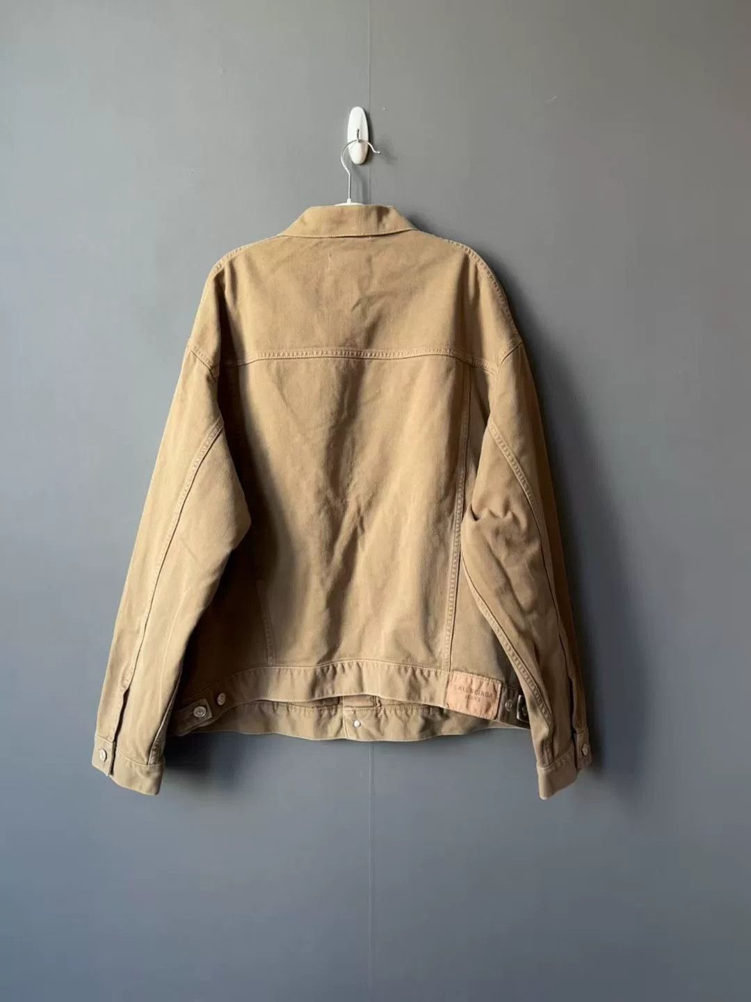 Balenciaga balenciaga brown denim jacket for men Size US M / EU 48-50 / 2 - 2 Thumbnail