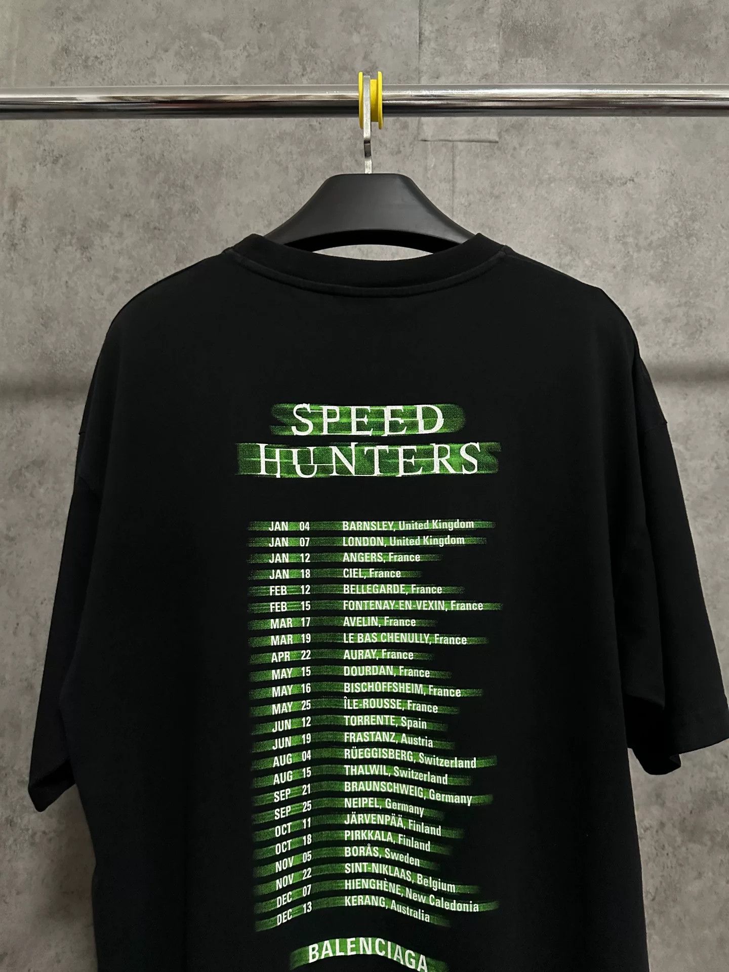 Balenciaga balenciaga speed hunters graphic t-shirt black Size US XS / EU 42 / 0 - 5 Thumbnail