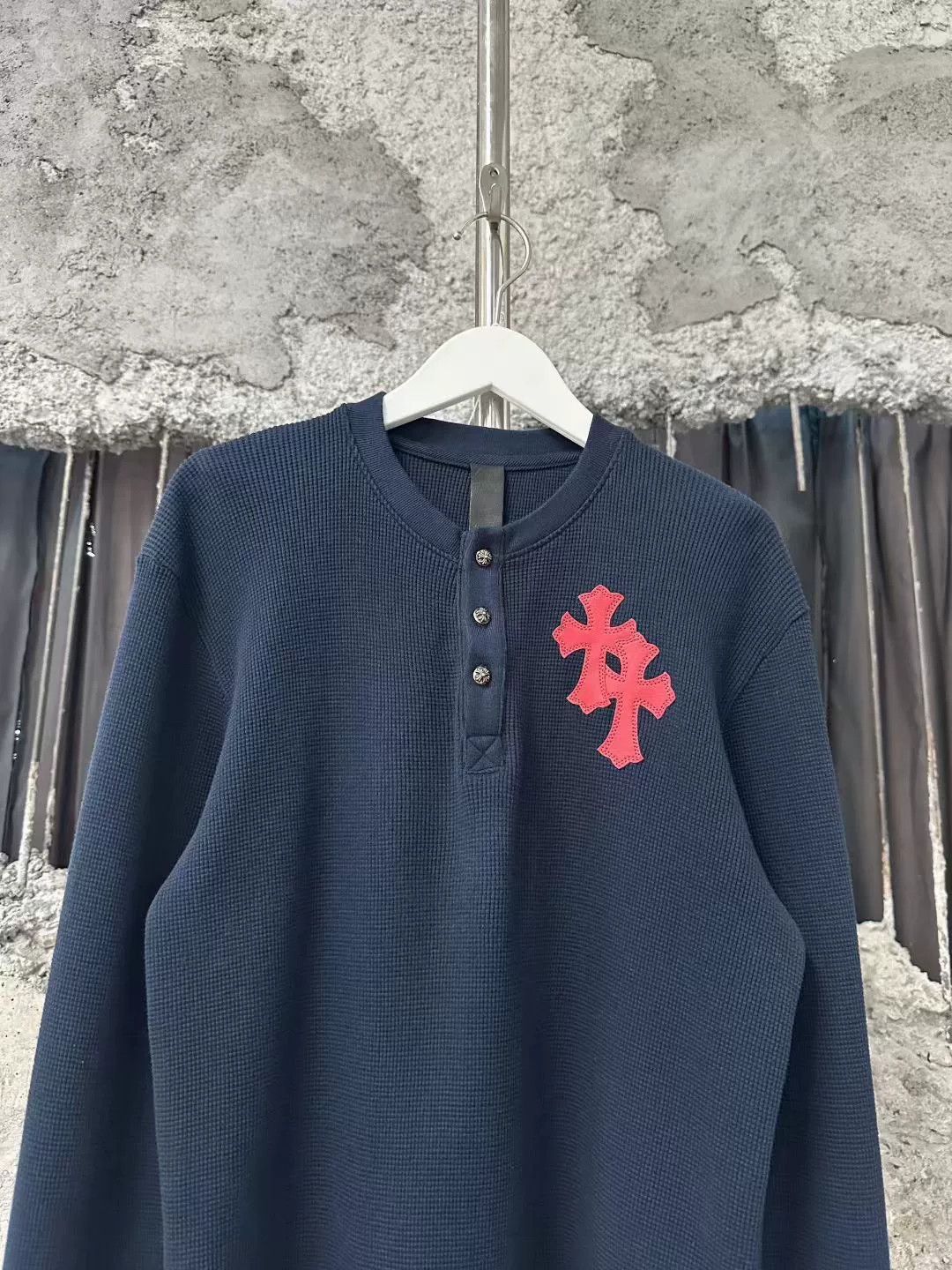 Chrome Hearts chrome hearts long sleeve waffle shirt Size US S / EU 44-46 / 1 - 3 Thumbnail