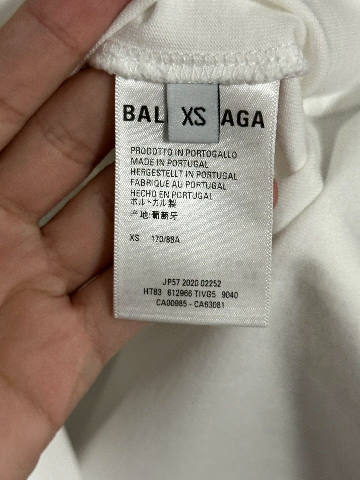 Balenciaga balenciaga short sleeve white t-shirt Size US XS / EU 42 / 0 - 3 Thumbnail