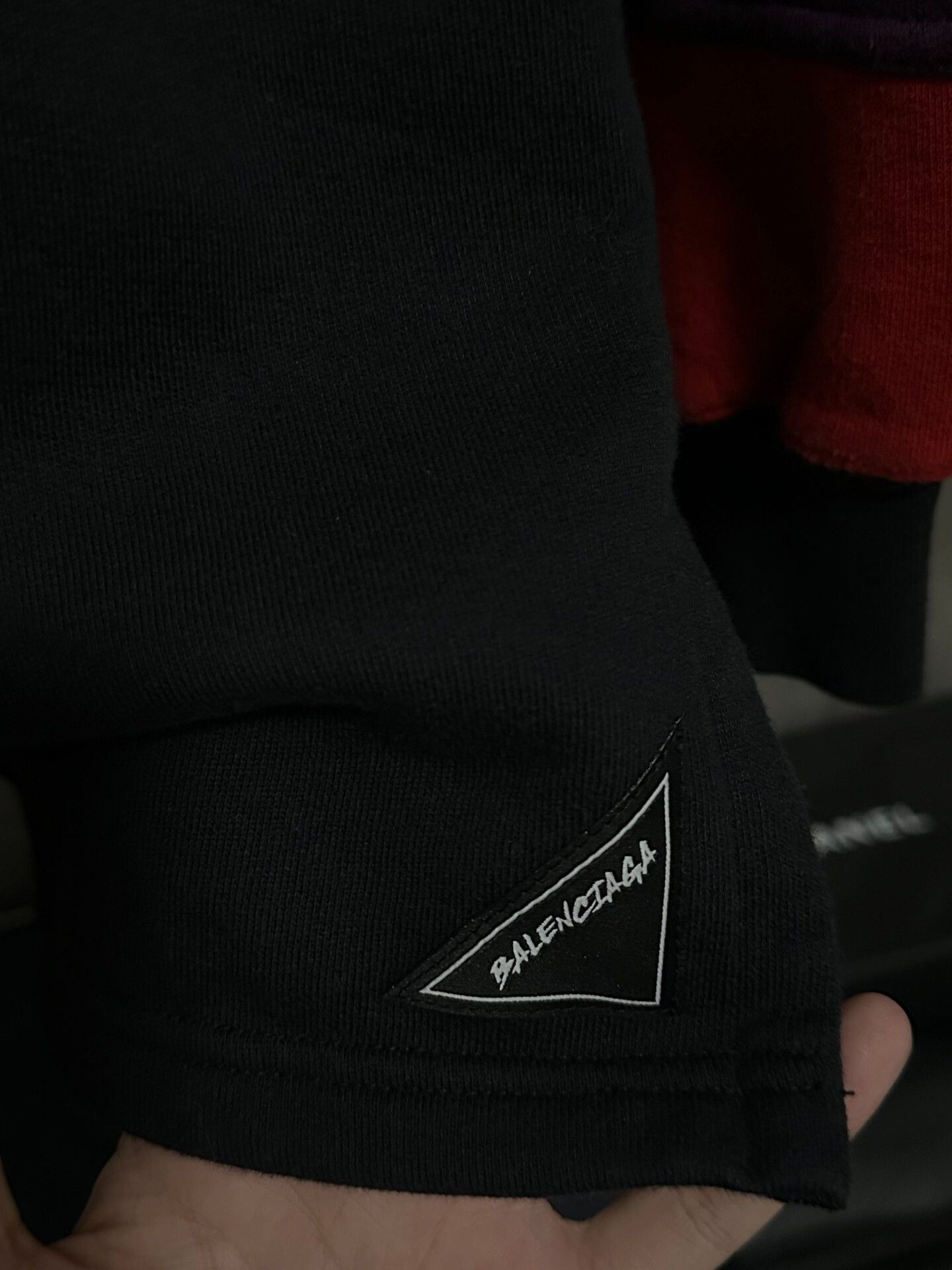 Balenciaga balenciaga red high-neck half-zip sweatshirt Size US M / EU 48-50 / 2 - 7 Thumbnail