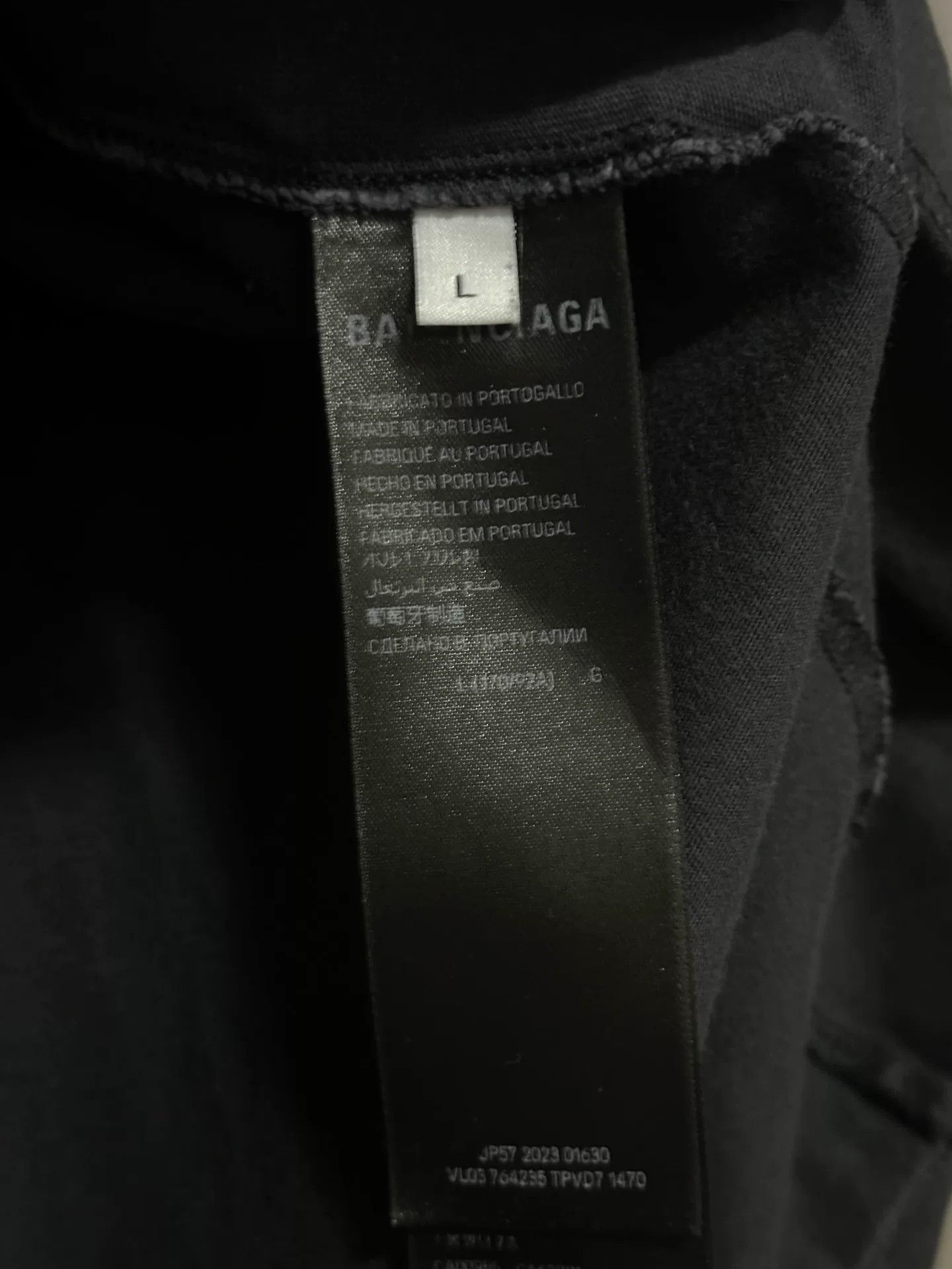 Balenciaga balenciaga short sleeve logo t-shirt black red Size US L / EU 52-54 / 3 - 3 Thumbnail
