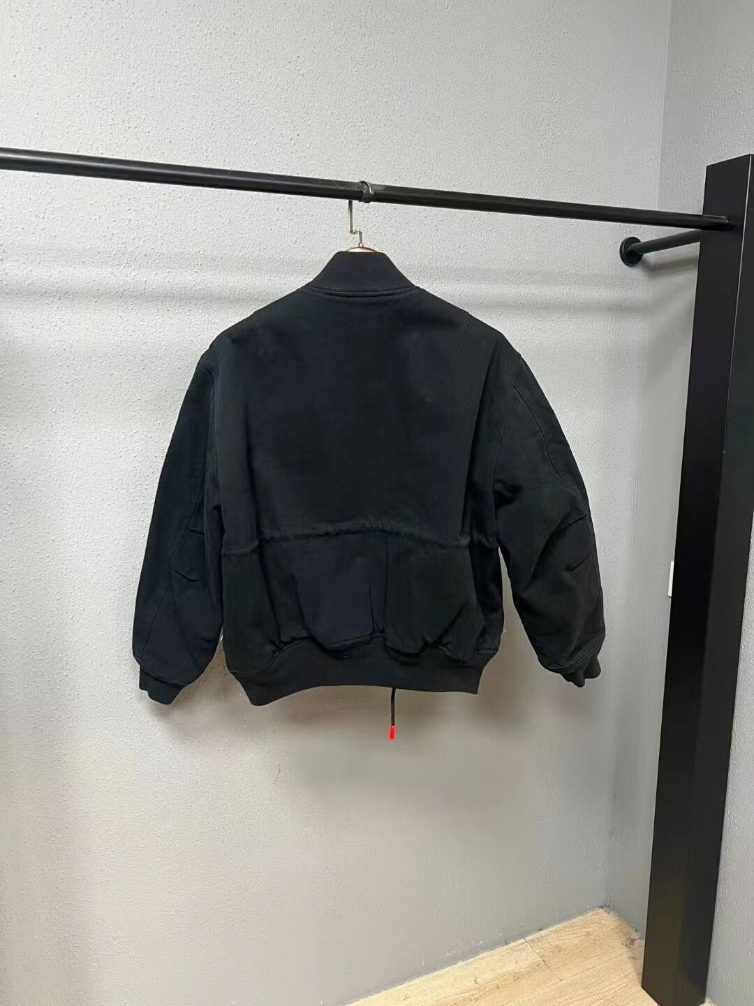 Acne Studios black acne studios baseball jacket Size US XXS / EU 40 - 2 Thumbnail