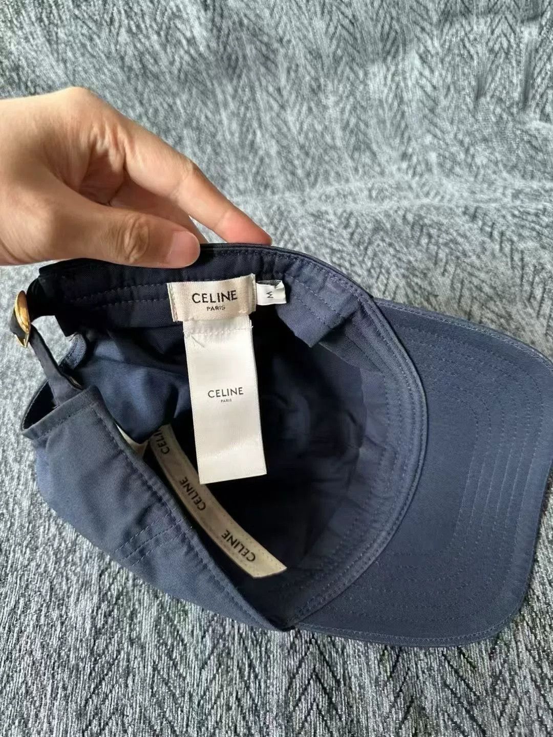Celine celine logo baseball cap in navy blue Size ONE SIZE - 5 Thumbnail