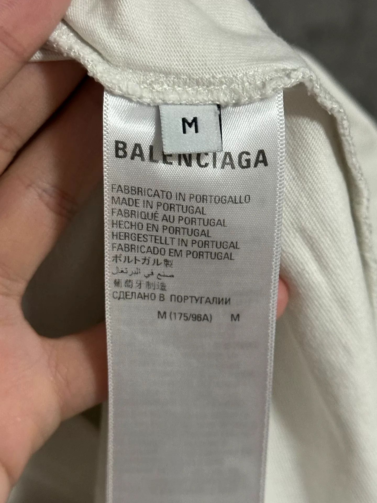 Balenciaga Balenciaga Short Sleeve T-Shirt with Logo Size US M / EU 48-50 / 2 - 3 Thumbnail
