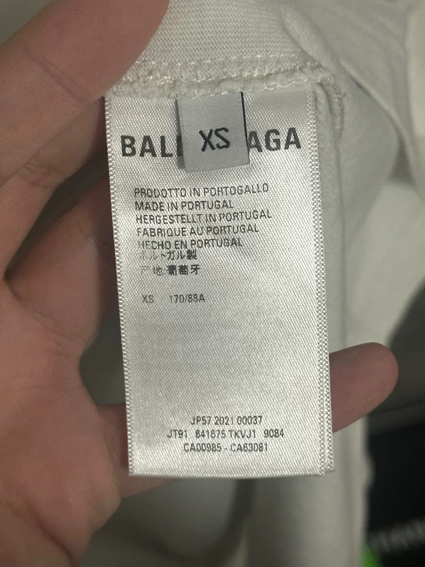 Balenciaga balenciaga short sleeve t-shirt with logo Size US XS / EU 42 / 0 - 3 Thumbnail