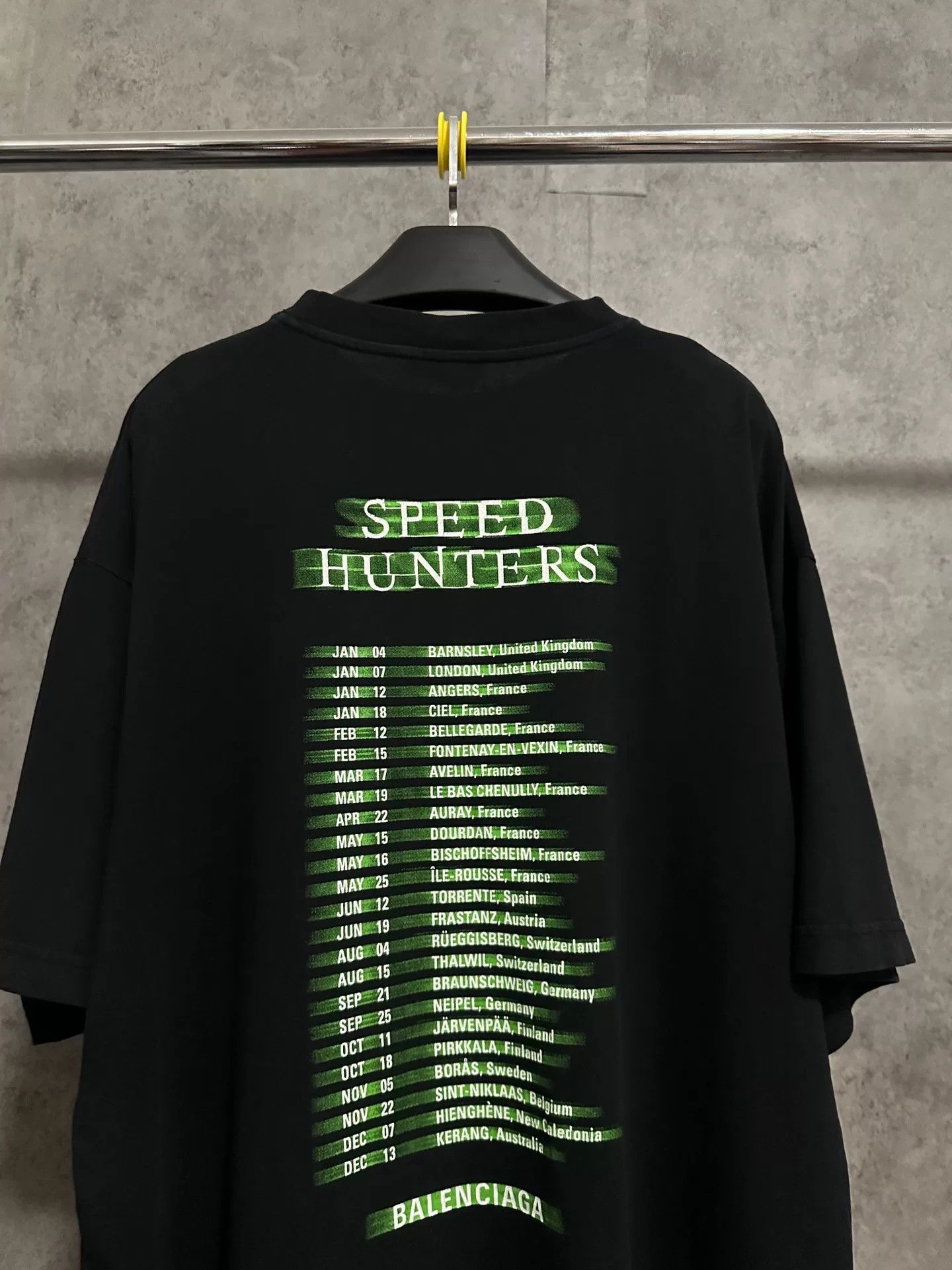 Balenciaga balenciaga speed hunters graphic black t-shirt Size US M / EU 48-50 / 2 - 5 Thumbnail