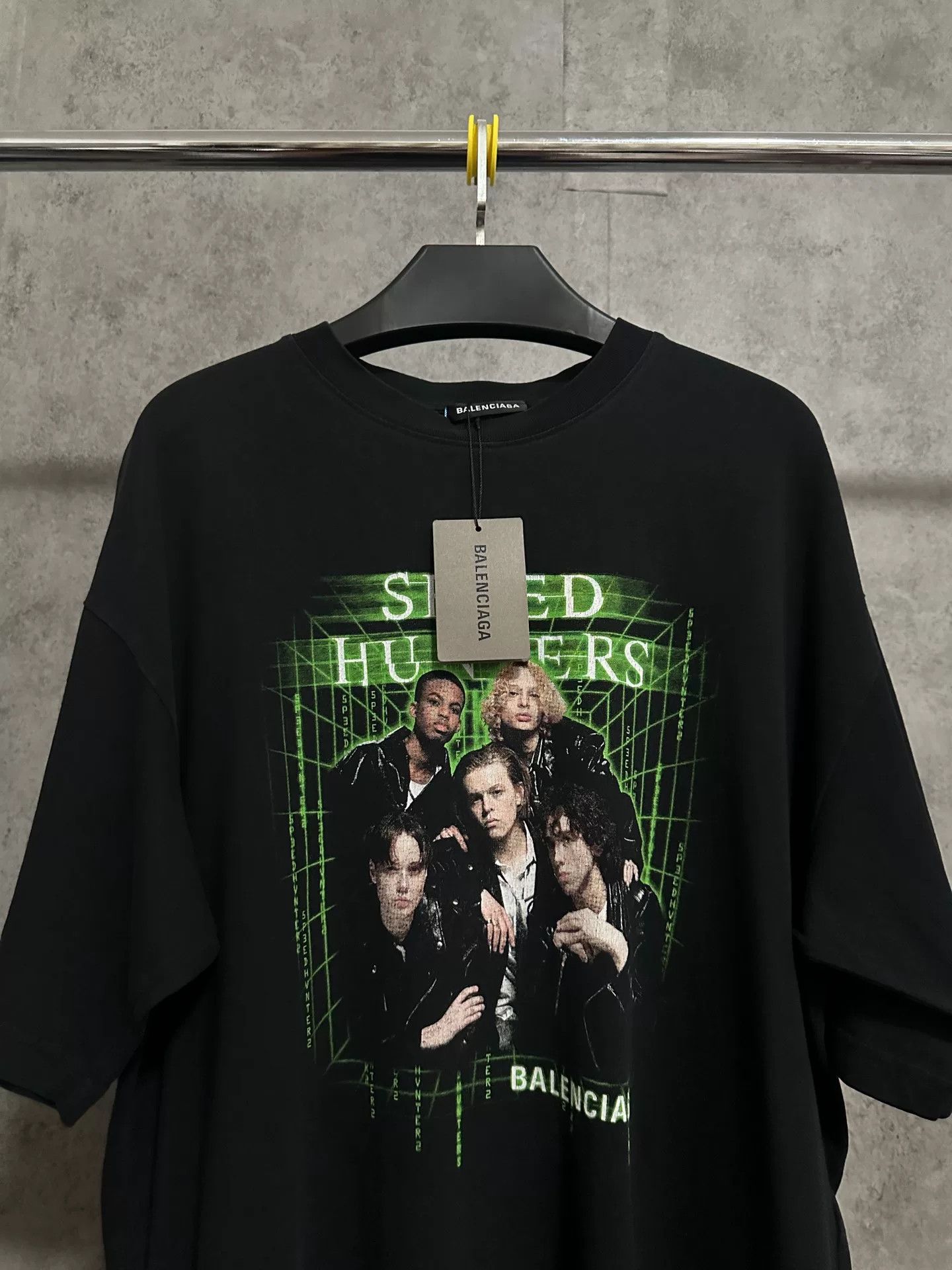 Balenciaga balenciaga speed hunters graphic black t-shirt Size US M / EU 48-50 / 2 - 2 Thumbnail