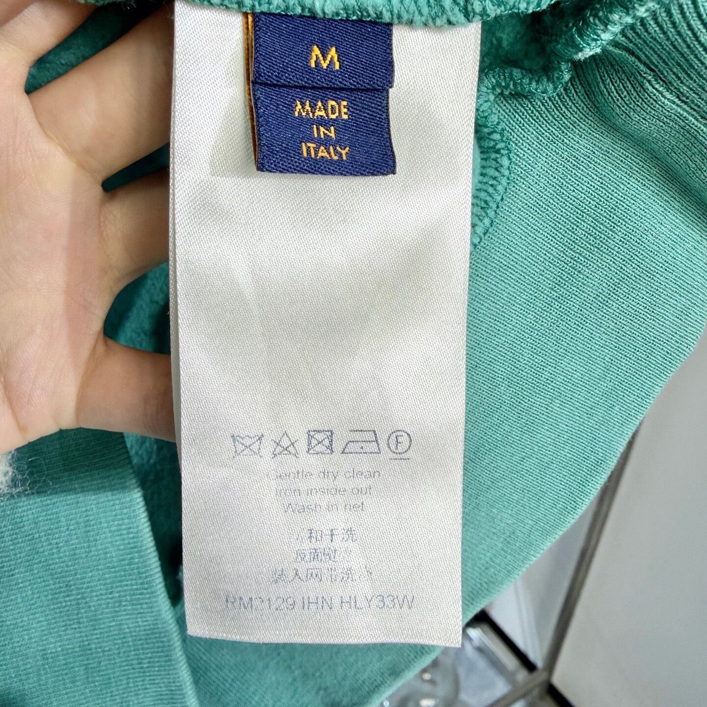Louis Vuitton lv embroidered hoodie in lake green Size US M / EU 48-50 / 2 - 4 Thumbnail
