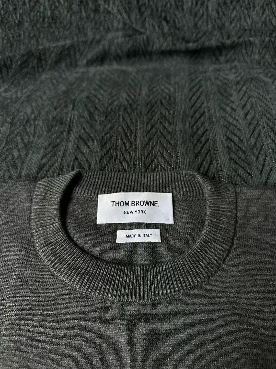 Thom Browne thom browne gray knitted sweater Size US XXS / EU 40 - 3 Thumbnail