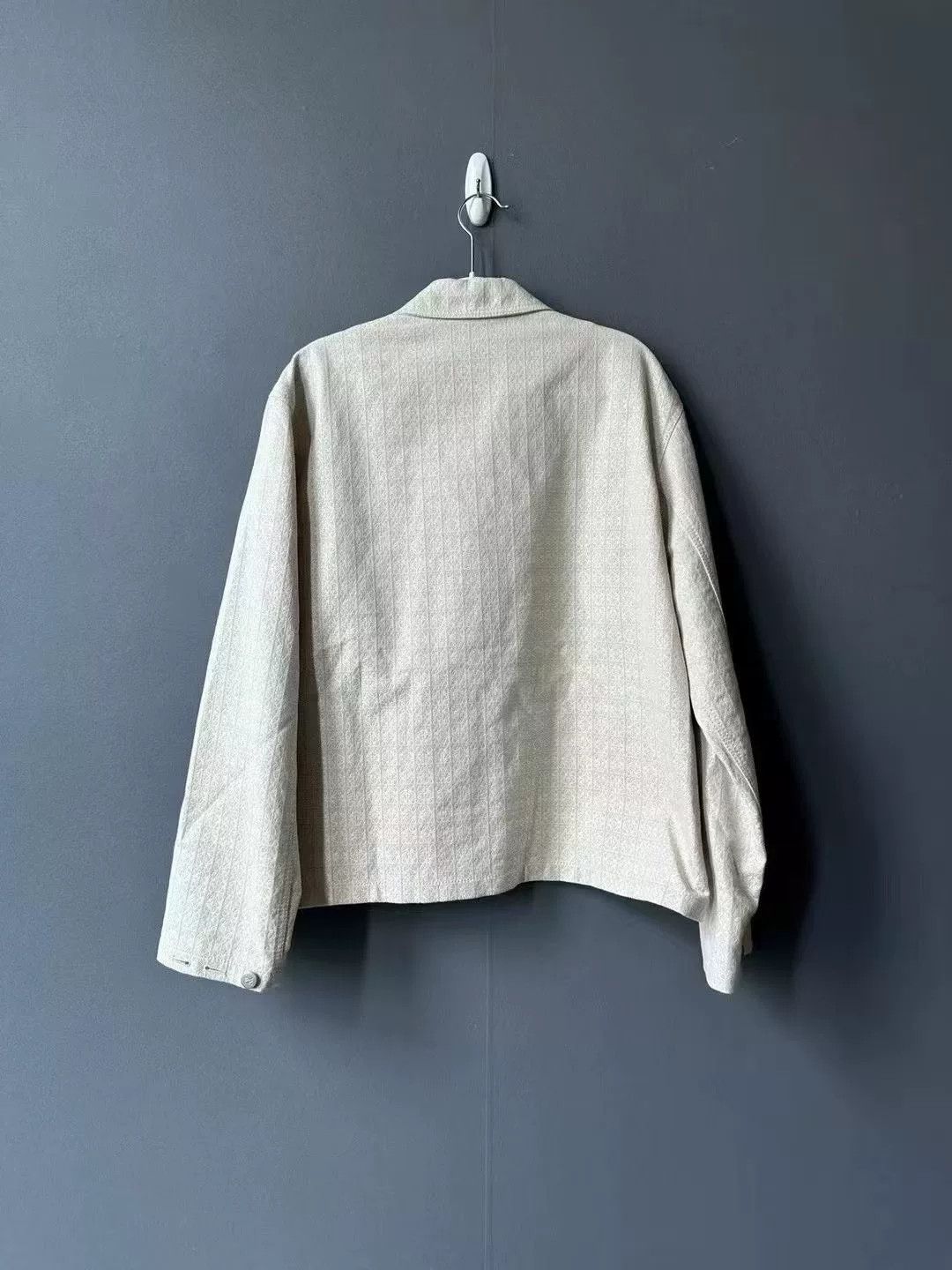 Loewe loewe printed jacket with leather tag Size US L / EU 52-54 / 3 - 2 Thumbnail