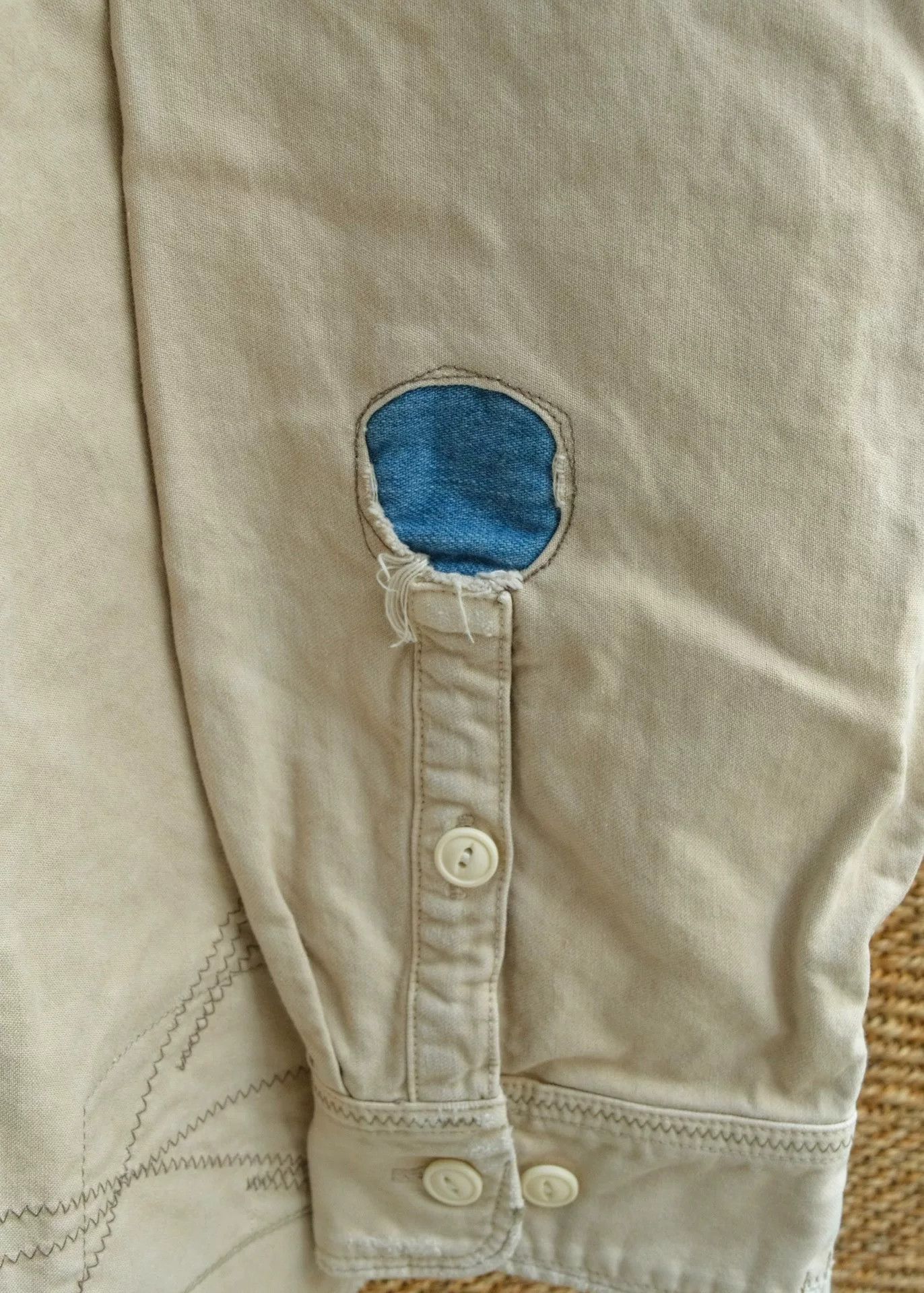 Visvim visvim grand crash distressed shirt Size US M / EU 48-50 / 2 - 3 Thumbnail