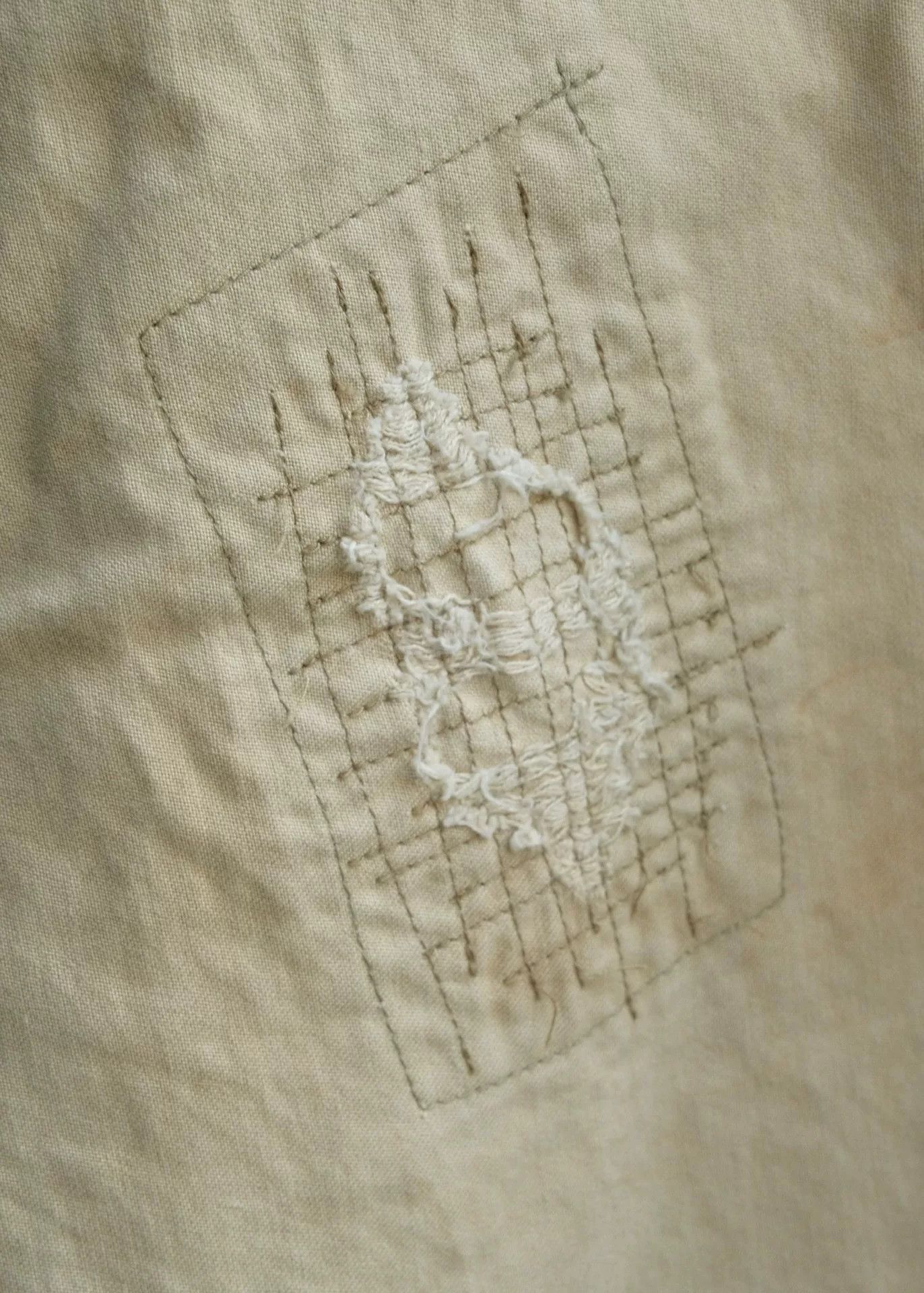 Visvim visvim grand crash distressed shirt Size US M / EU 48-50 / 2 - 7 Thumbnail