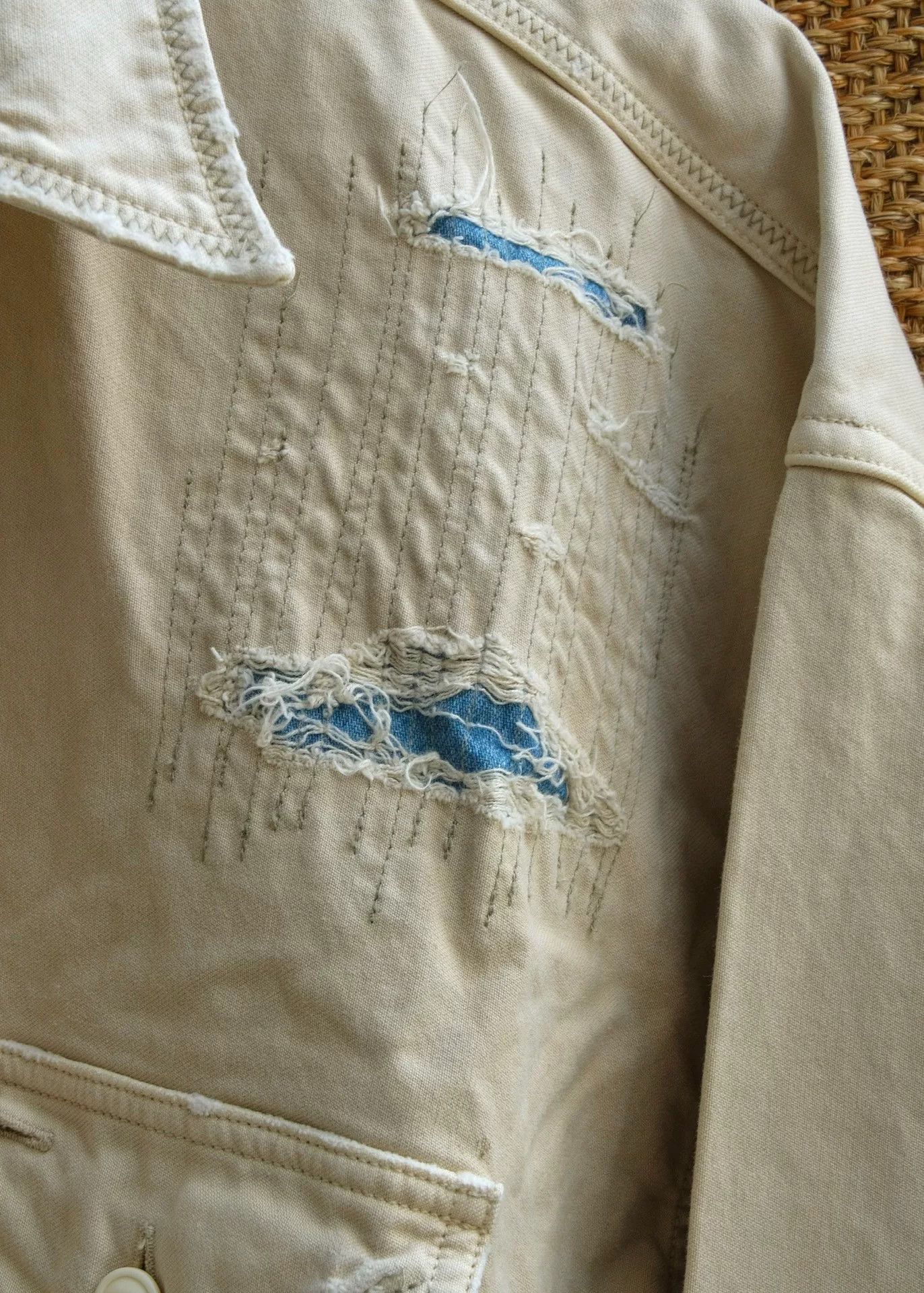 Visvim visvim grand crash distressed shirt Size US M / EU 48-50 / 2 - 2 Thumbnail