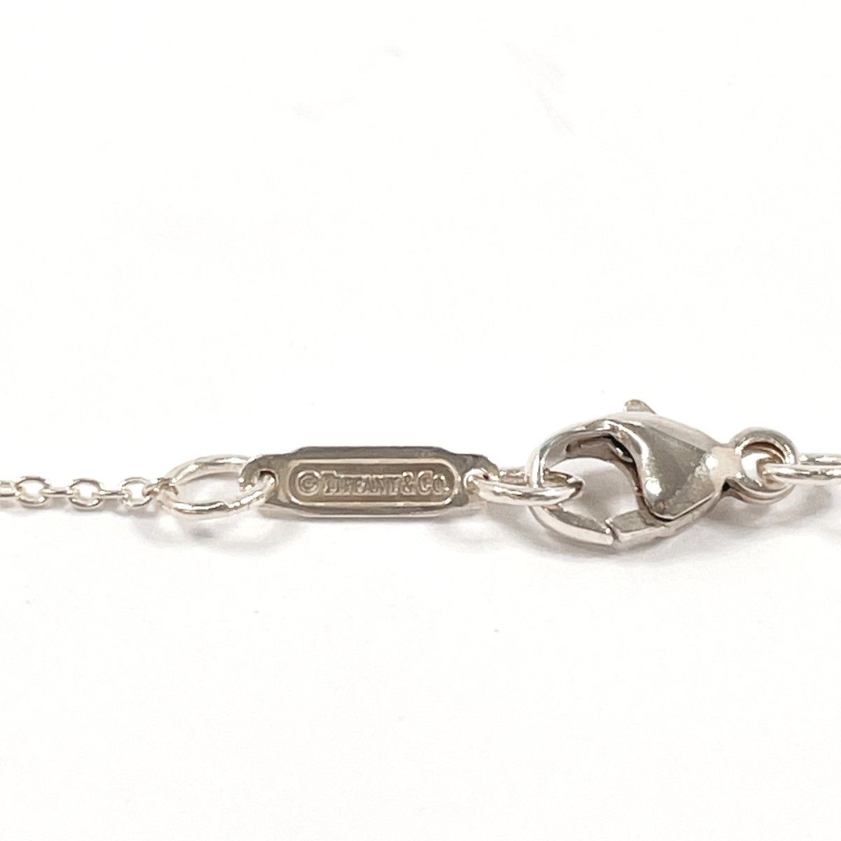 Tiffany & Co. Tiffany & Co. Open Heart Elsa Peretti Silver 925 Necklace Metal Necklace DUTY FREE for USA