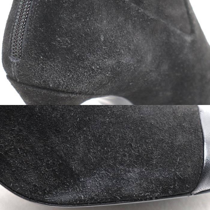 Chanel Chanel Chanel Ankle Boots Suede Leather Boots Leather Shoes G39406 Y56130 943005 DUTY FREE for USA Size ONE SIZE - 7 Thumbnail